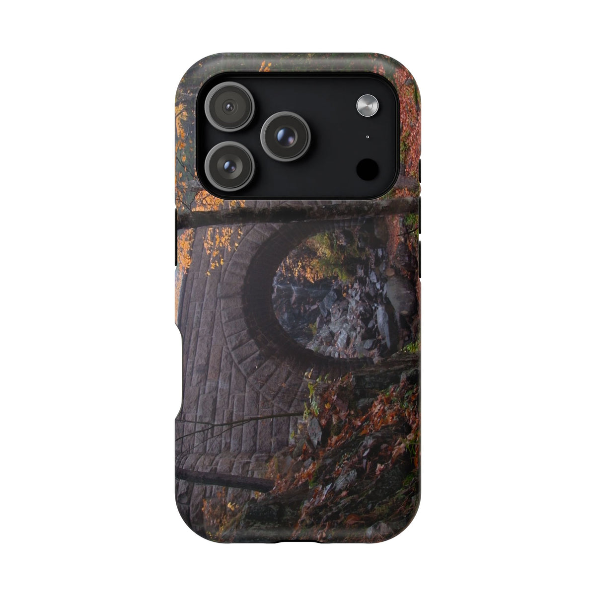 Phone Case  | Waterfall Bridge Fall | Acadia National Park | My Blu Horizon