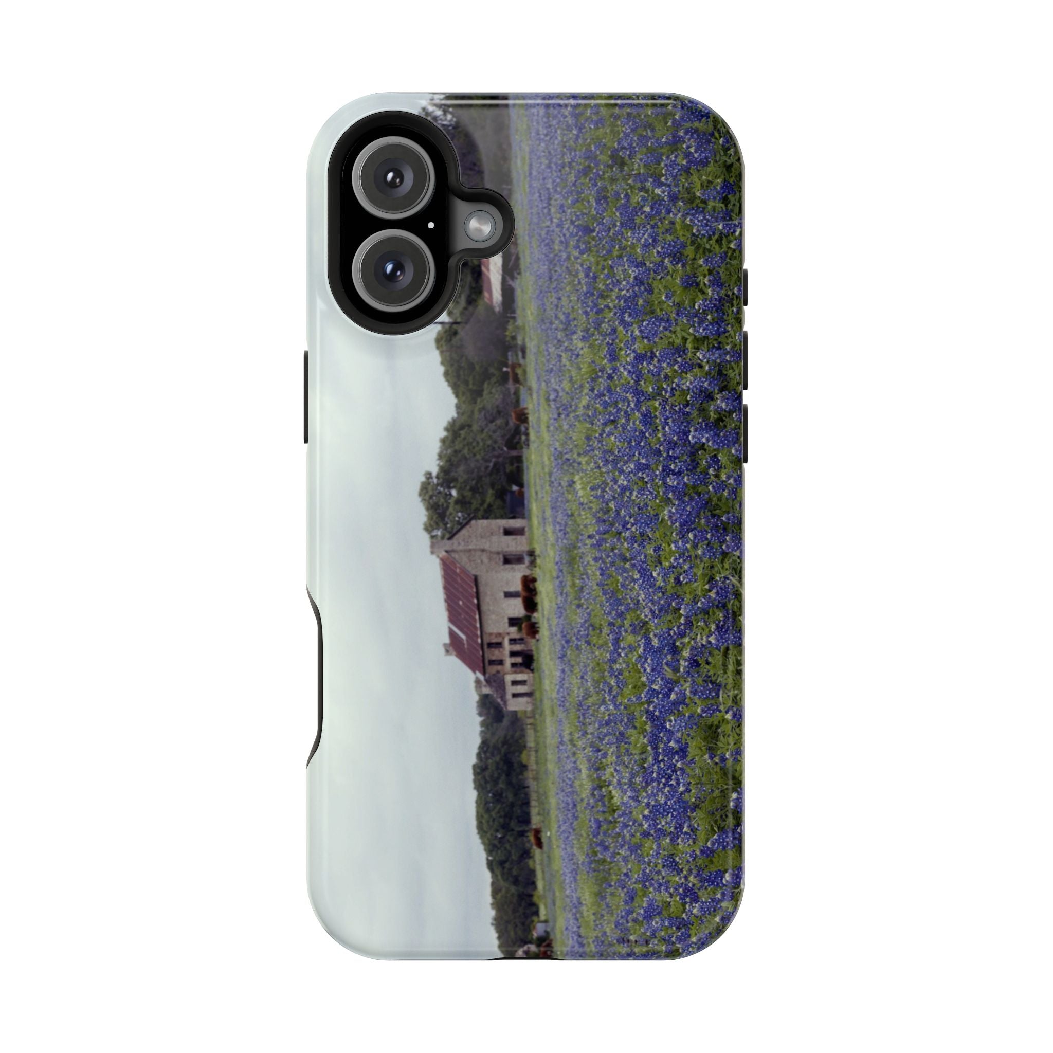 Iphone MagSafe Case - Marble Falls Bluebonnet House - My Blu Horizon