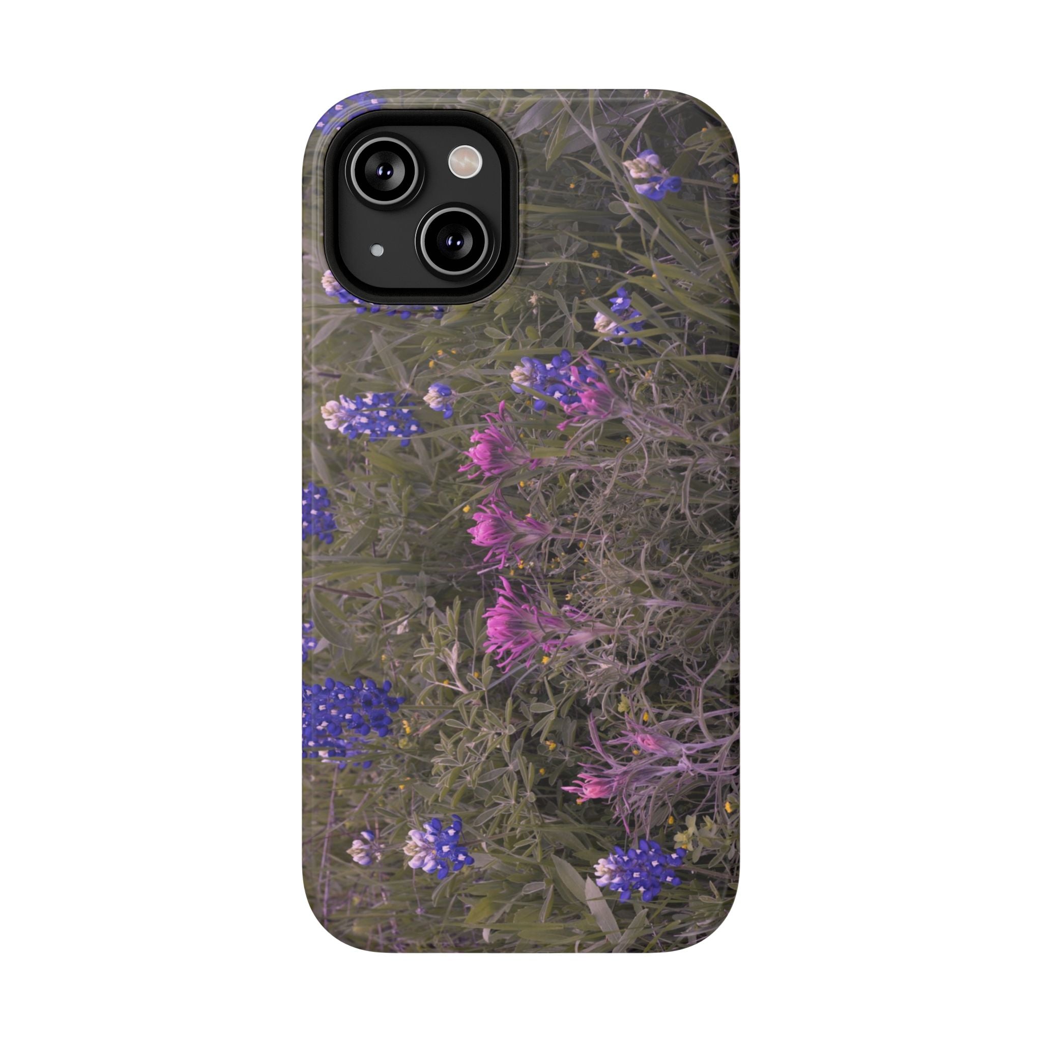 Phone Case - Texas Icons, Bluebonnets and Paintbrushes - My Blu Horizon