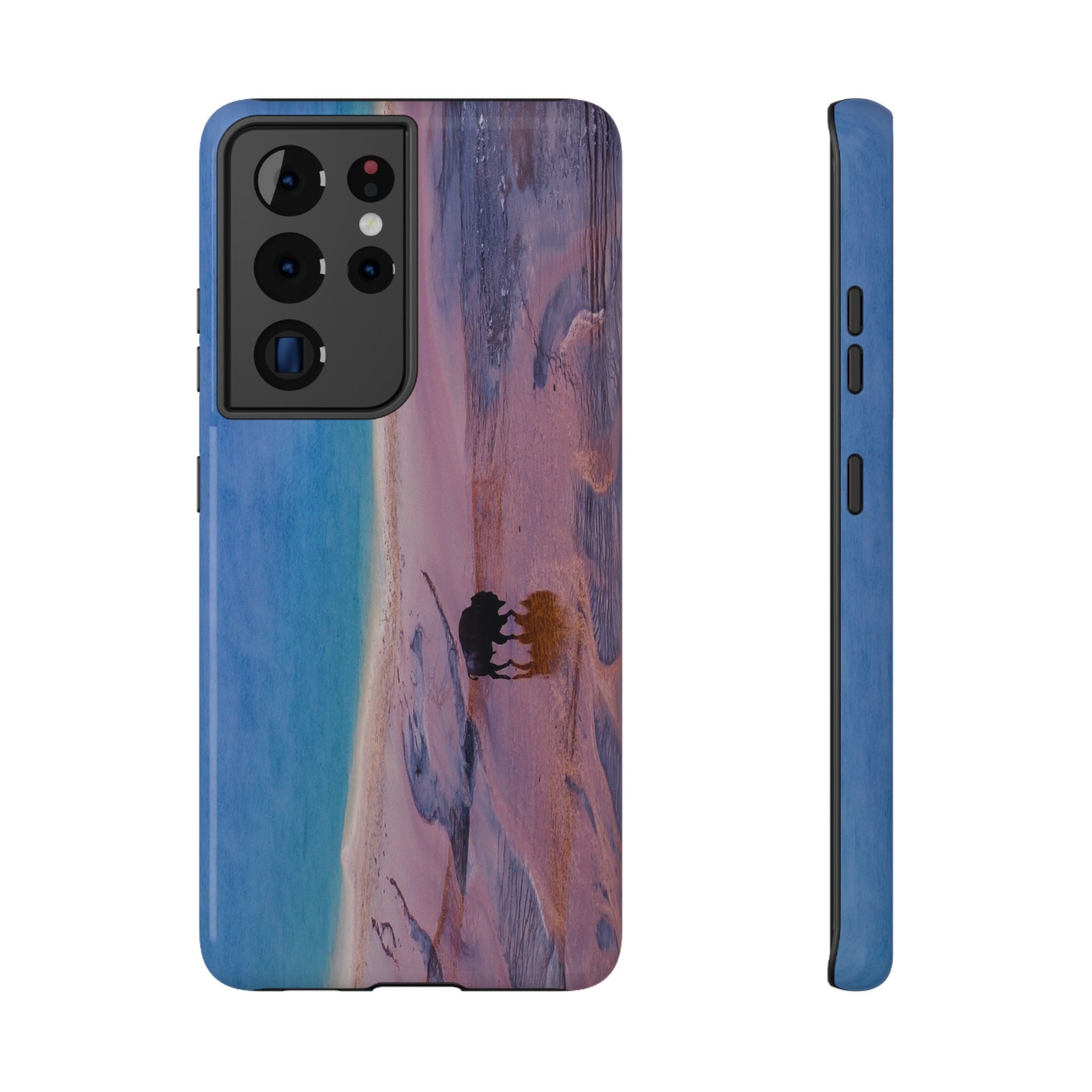 Phone Case - Bison and Grand Prismatic Spring, Yellowstone - My Blu Horizon