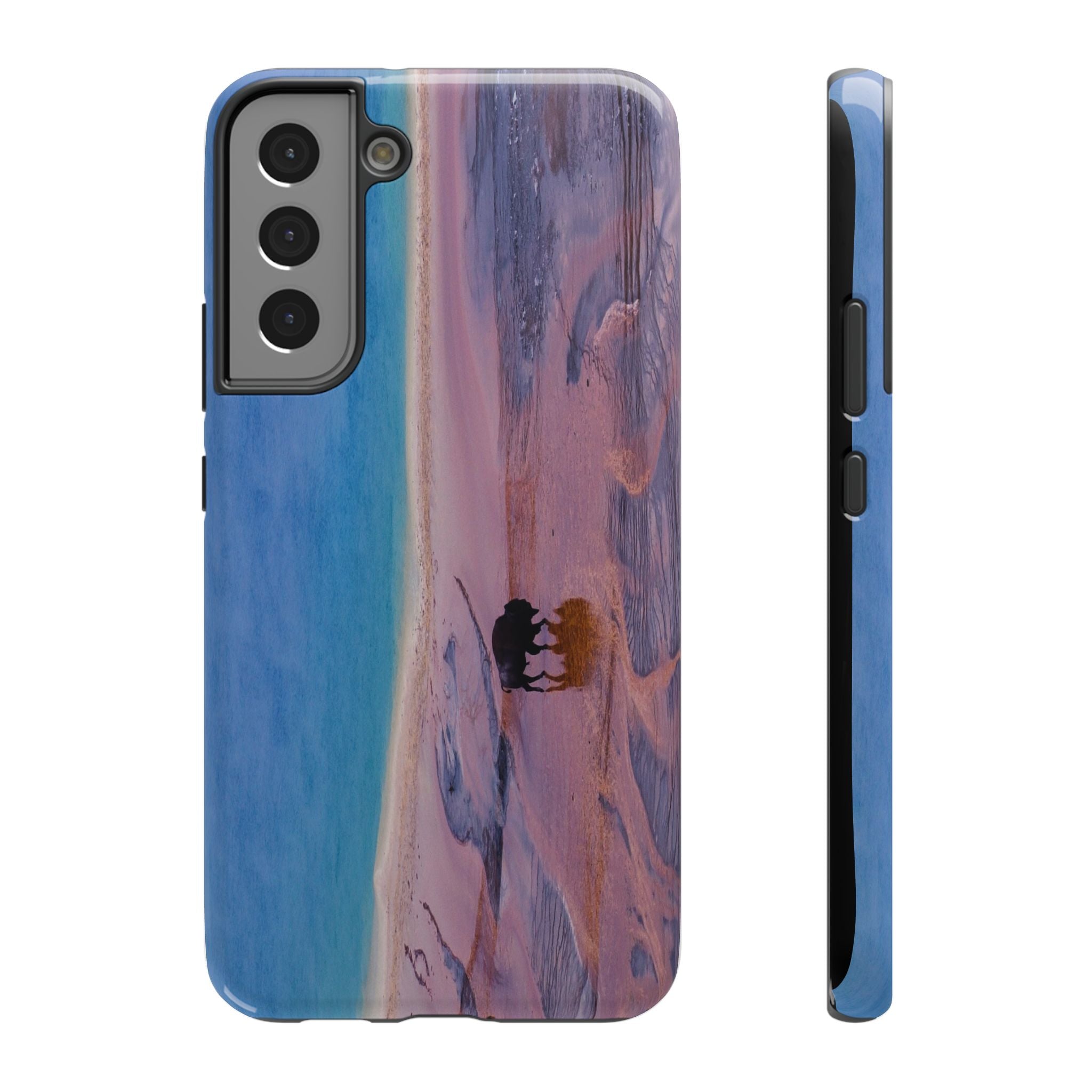 Phone Case - Bison and Grand Prismatic Spring, Yellowstone - My Blu Horizon