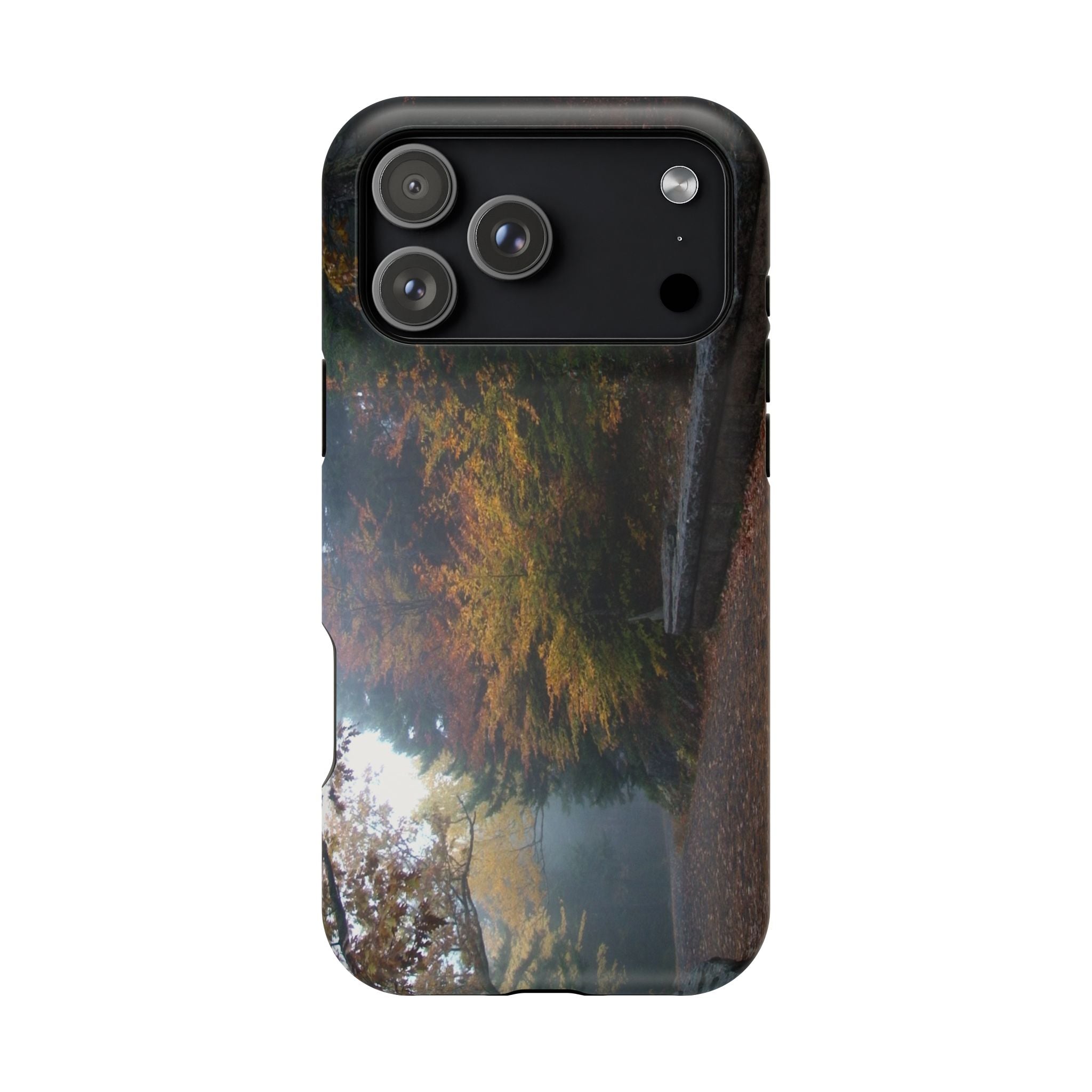 iPhone MagSafe Case | Waterfall Bridge Carriage Road | Acadia National Park | My Blu Horizon