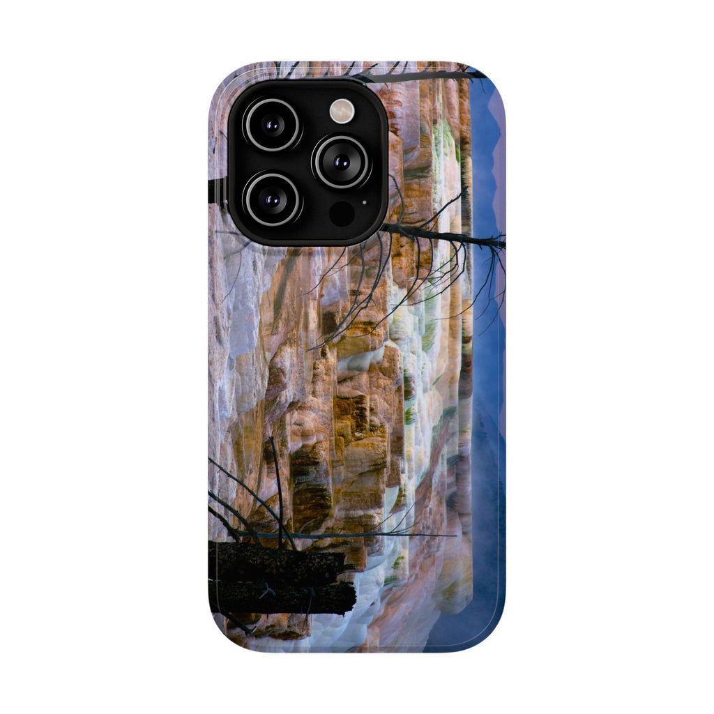 Phone Case - Mammoth Hot Springs Yellowstone - My Blu Horizon