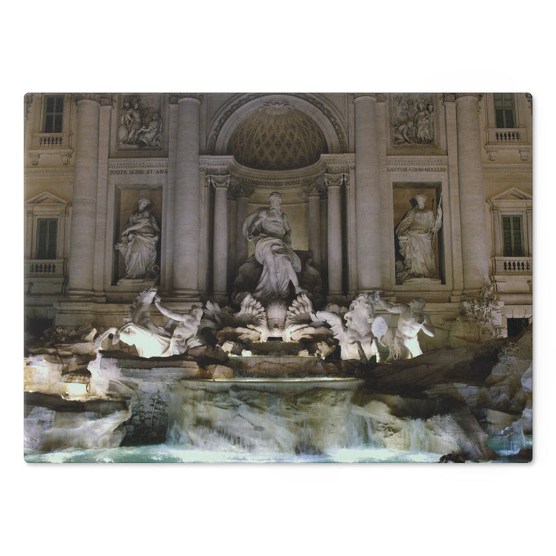 Tempered Glass Cutting Board | Fontana di Trevi | Rome, Italy | My Blu Horizon