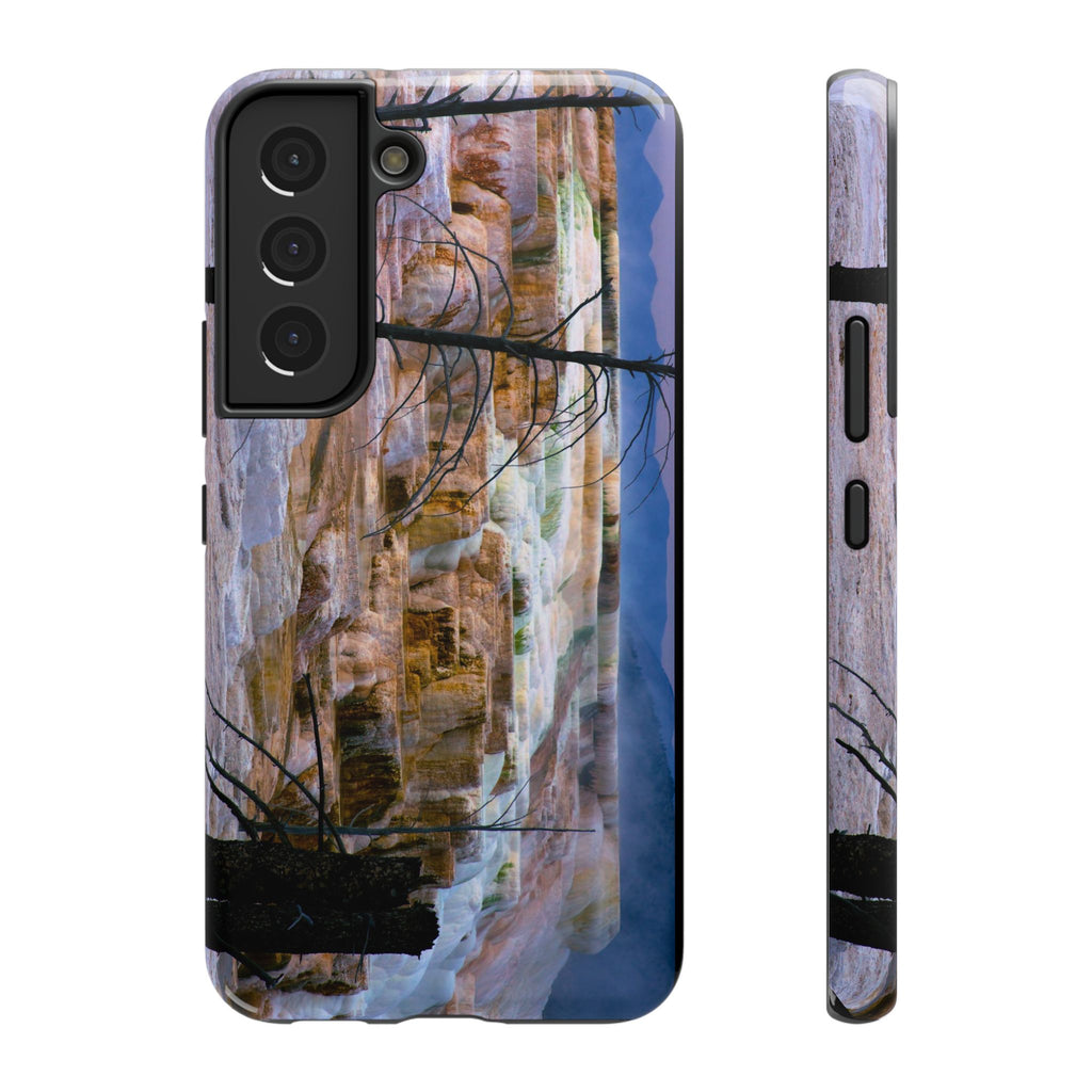 Phone Case - Mammoth Hot Springs Yellowstone - My Blu Horizon