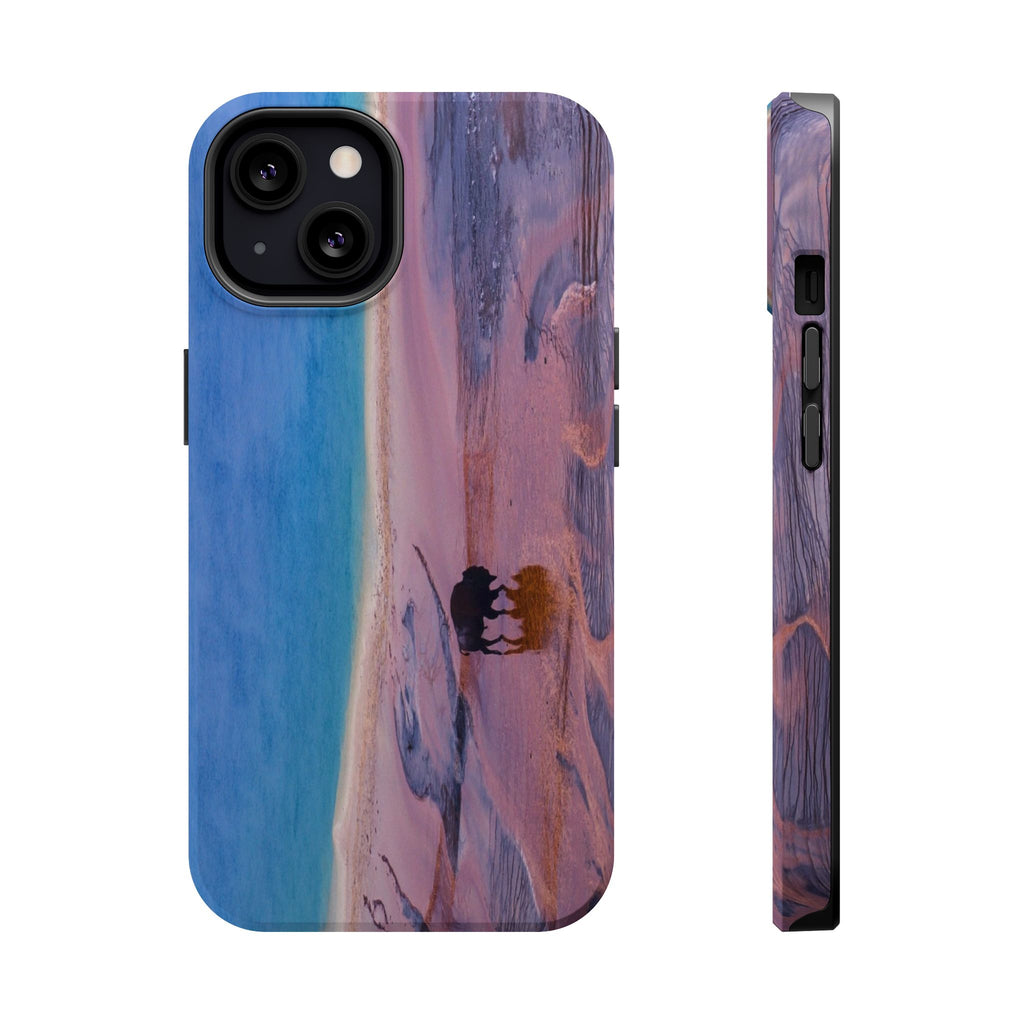 Iphone MagSafe Case - Bison and Grand Prismatic, Yellowstone - My Blu Horizon