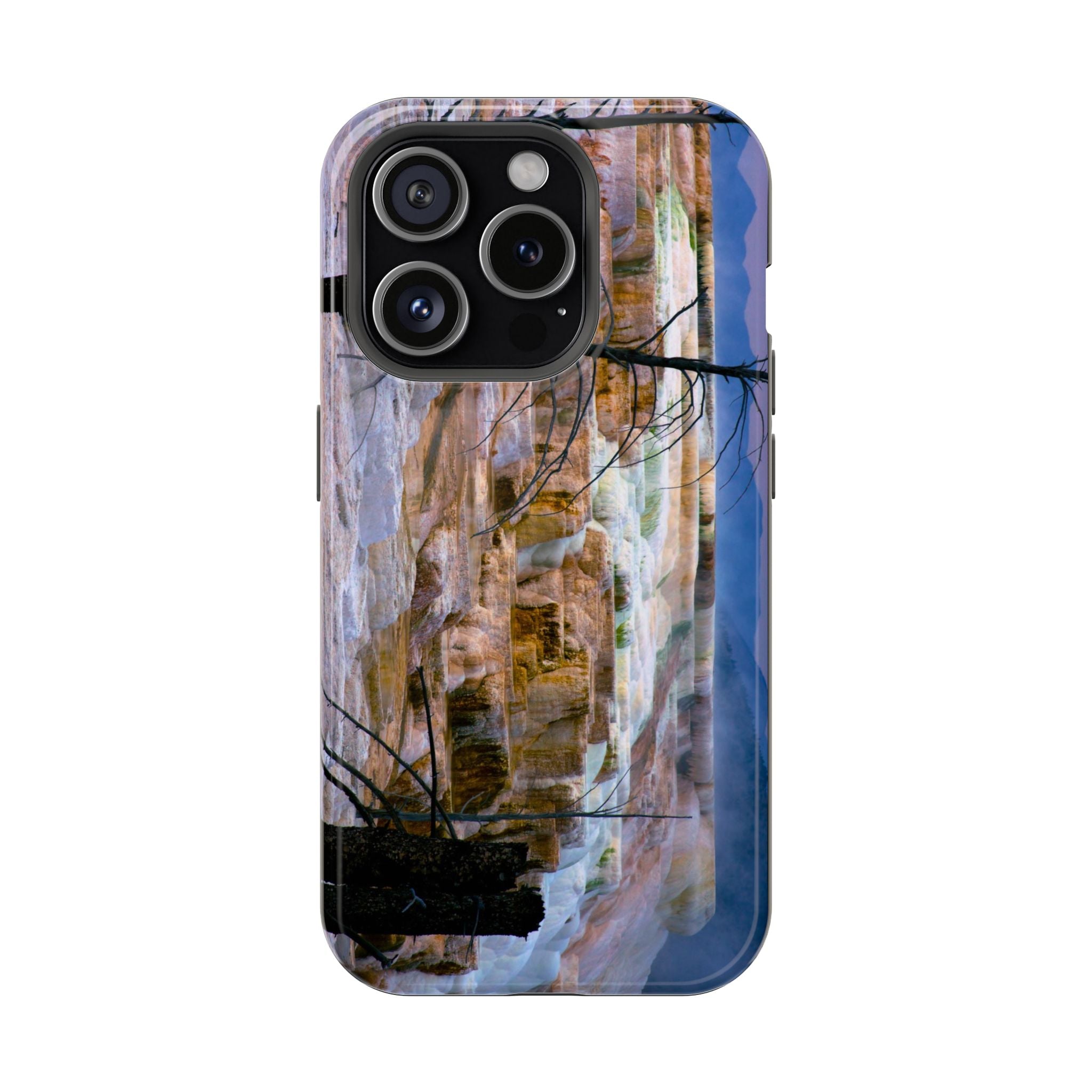 Phone Case - Mammoth Hot Springs Yellowstone - My Blu Horizon