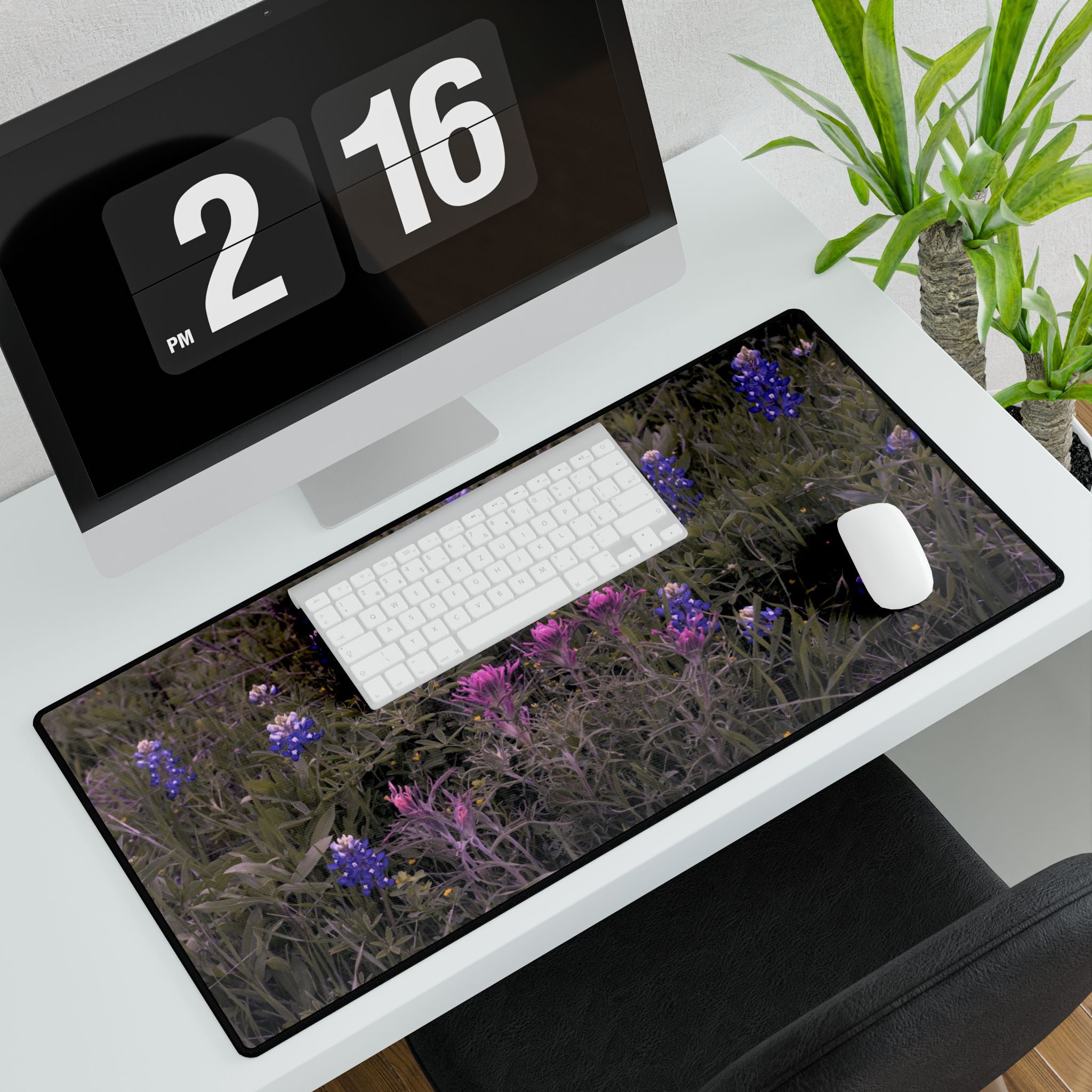 Mouse Pad & Desk Mat | Texas Wildflower Fields | My Blu Horizon