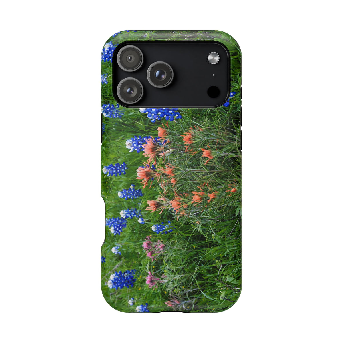 iPhone MagSafe Case | Texas Bluebonnets and Peach Indian Paintbrushes | My Blu Horizon