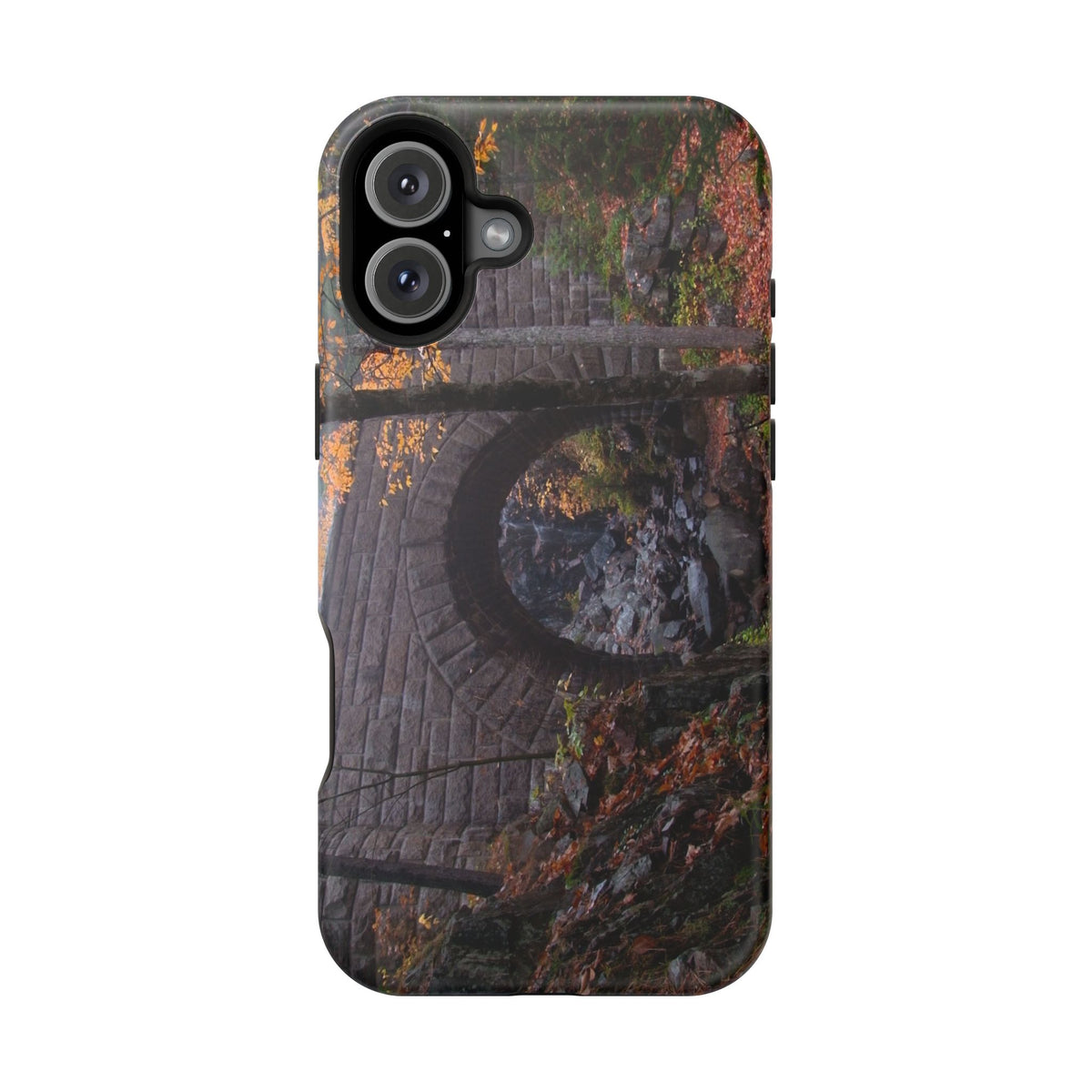 Phone Case  | Waterfall Bridge Fall | Acadia National Park | My Blu Horizon