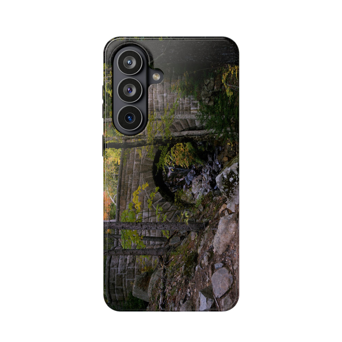 iPhone MagSafe Case | Waterfall Bridge Summer | Acadia National Park | My Blu Horizon