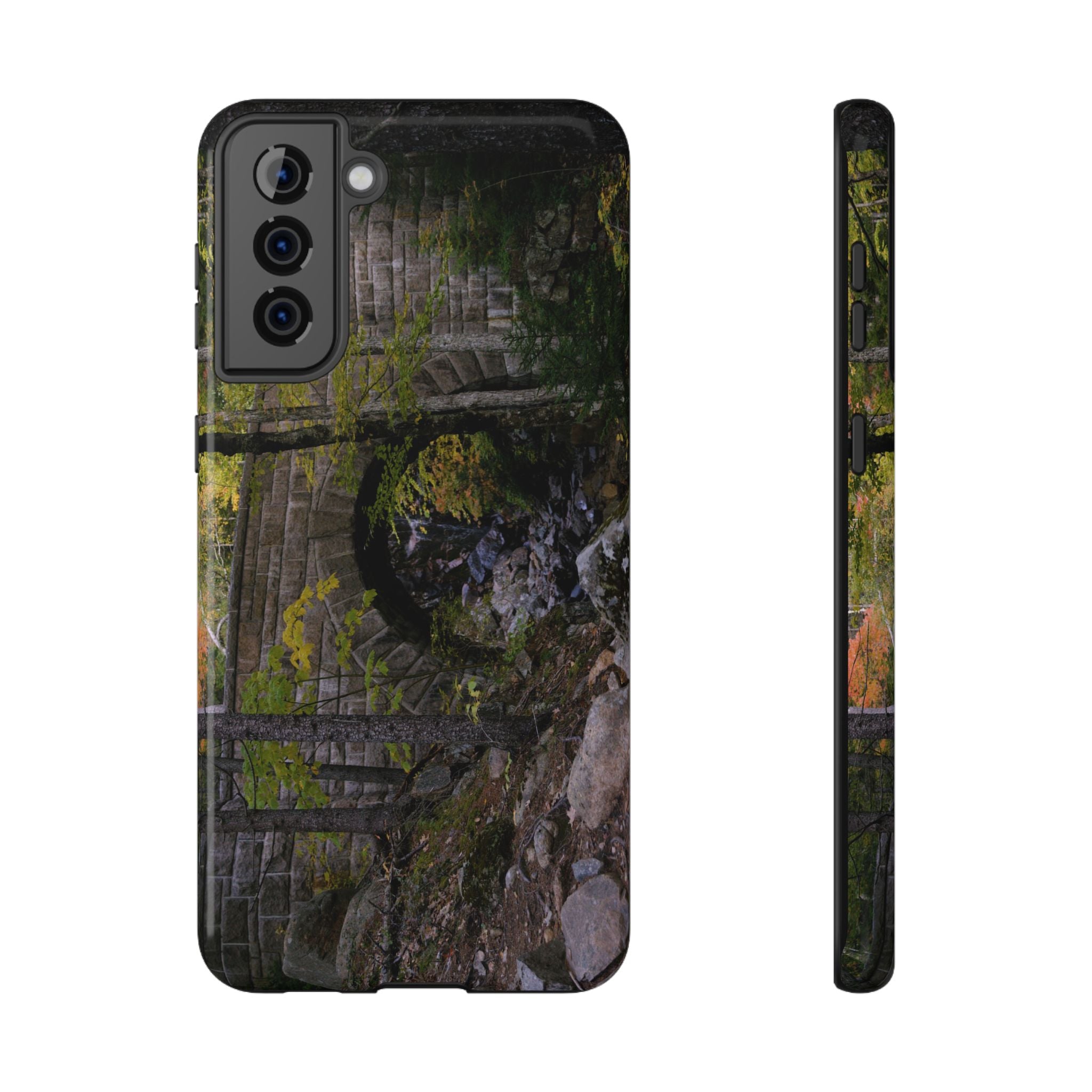 Phone Case - Waterfall Bridge, Acadia - My Blu Horizon