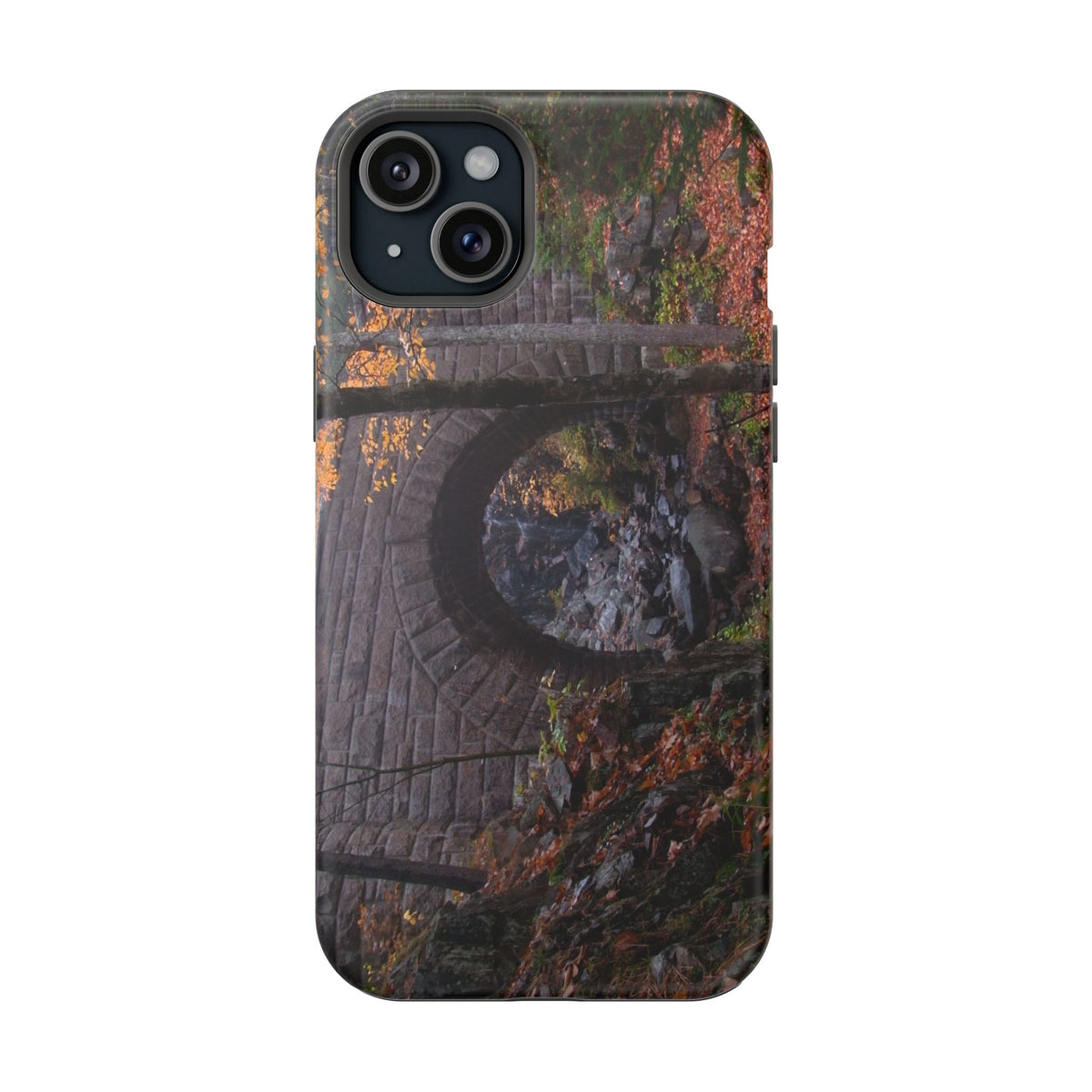 iPhone MagSafe Case | Waterfall Bridge Fall | Acadia National Park | My Blu Horizon