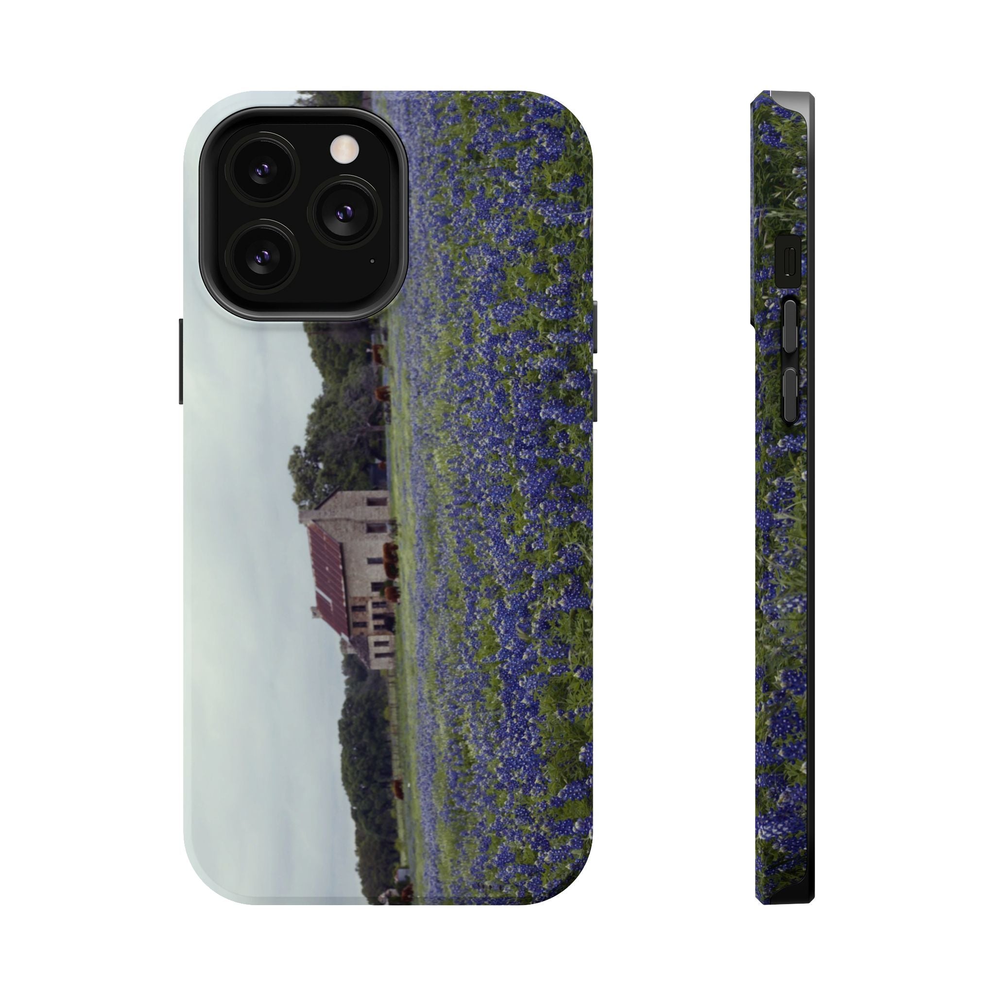 Iphone MagSafe Case - Marble Falls Bluebonnet House - My Blu Horizon