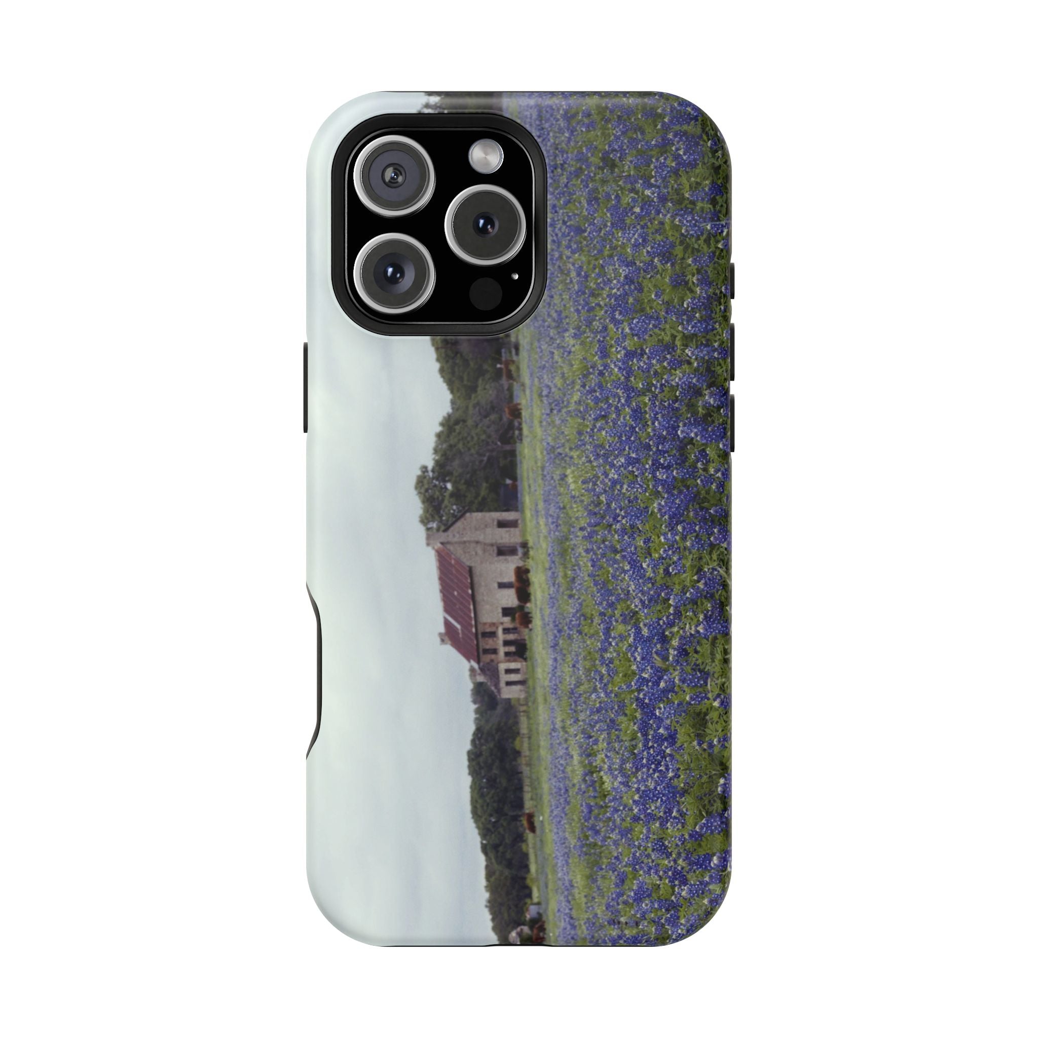 Iphone MagSafe Case - Marble Falls Bluebonnet House - My Blu Horizon