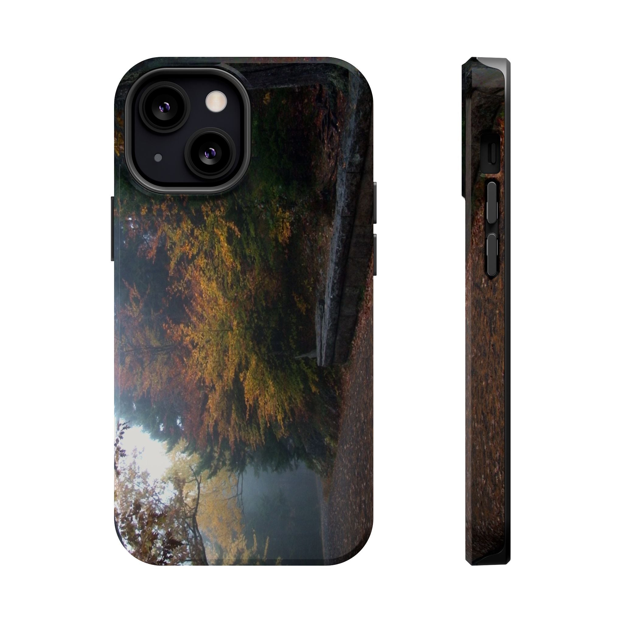 iPhone MagSafe Case | Waterfall Bridge Carriage Road | Acadia National Park | My Blu Horizon