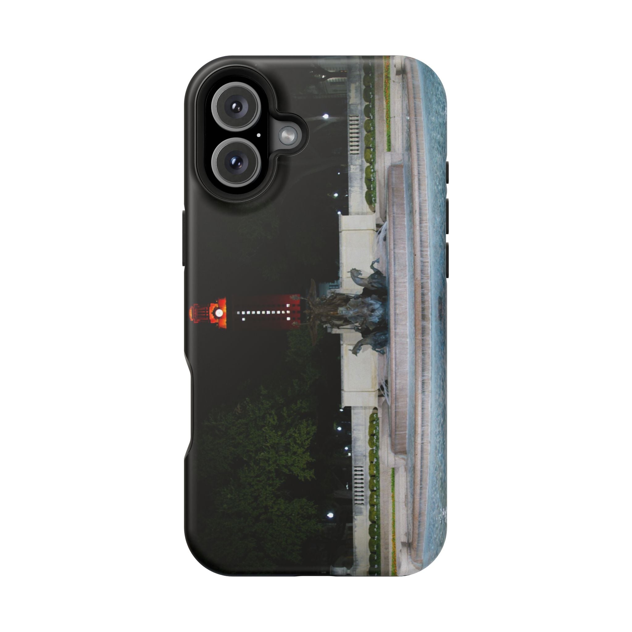 Iphone MagSafe Case - Littlefield Fountain, Texas Longhorns - My Blu Horizon