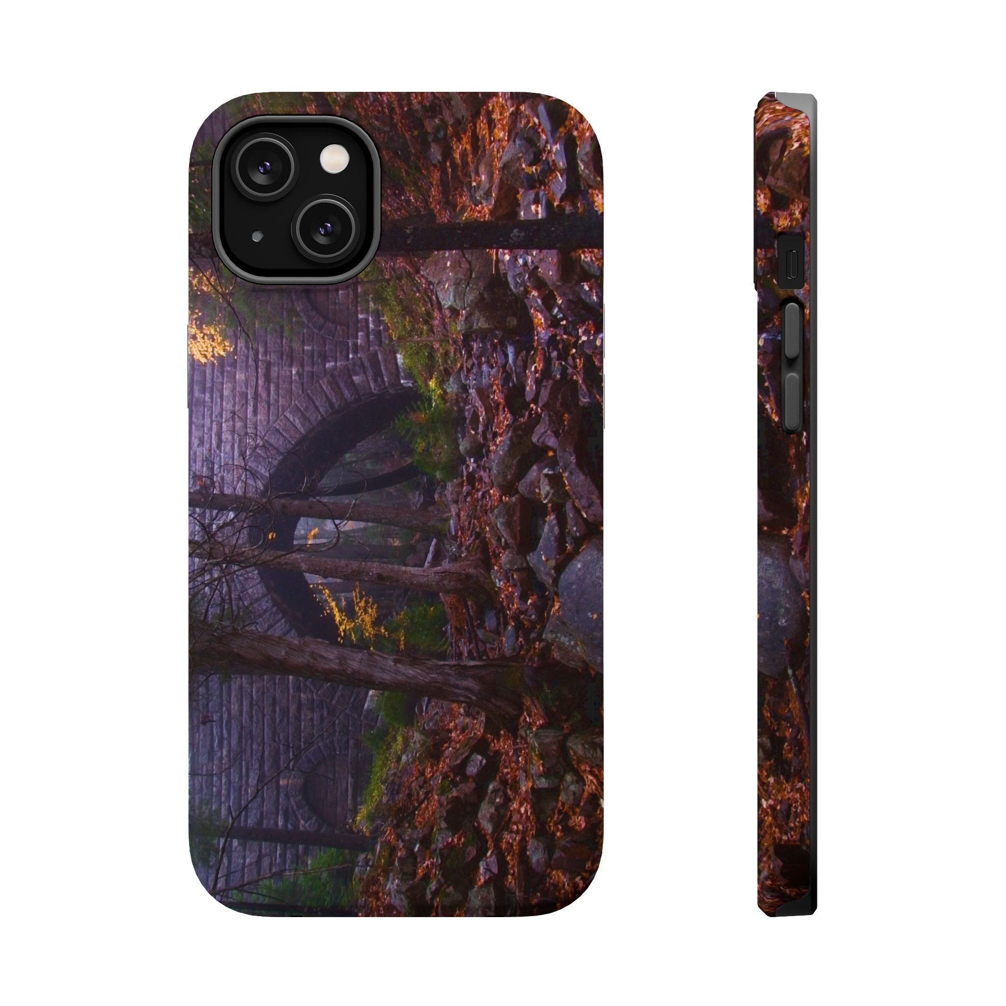 Iphone MagSafe Case - Hemlock Bridge Leaf Peeping, Acadia  - My Blu Horizon