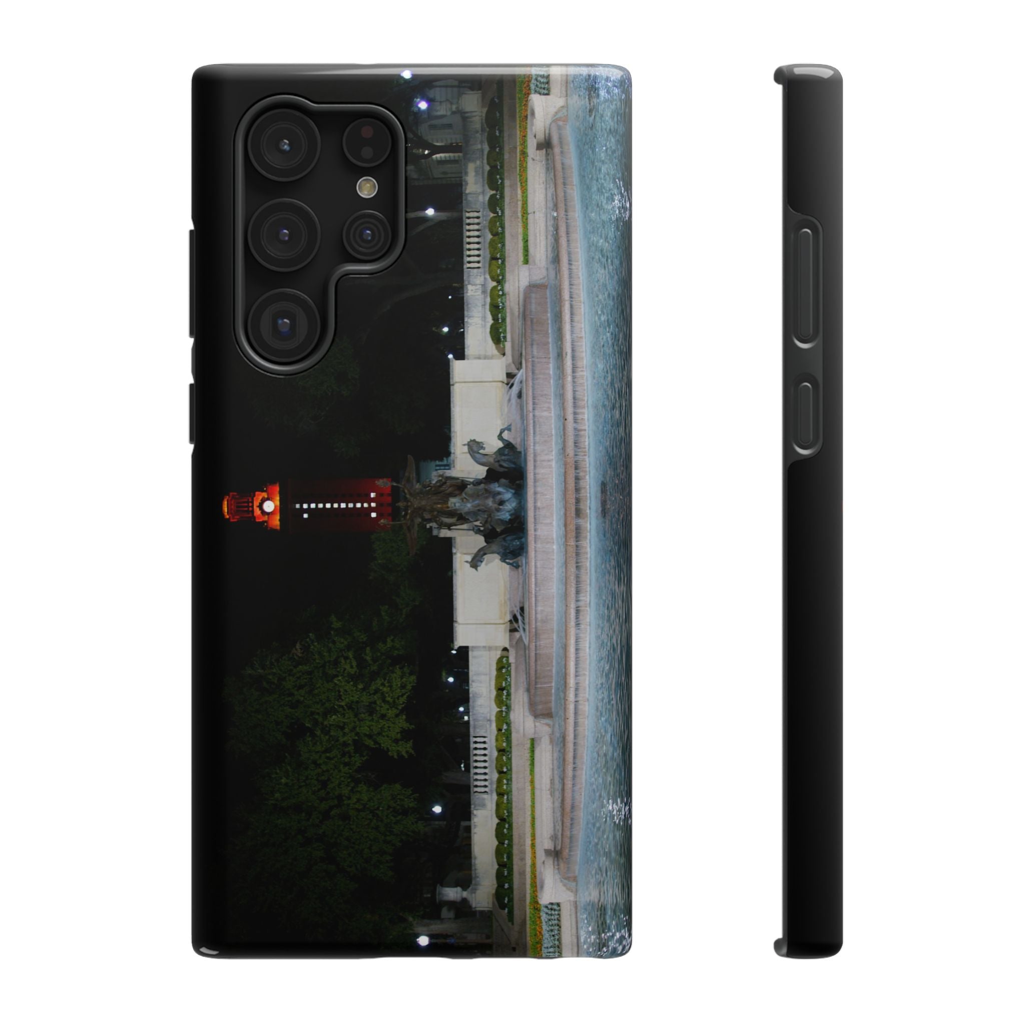Phone Case - Littlefield Fountain, University of Texas - My Blu Horizon