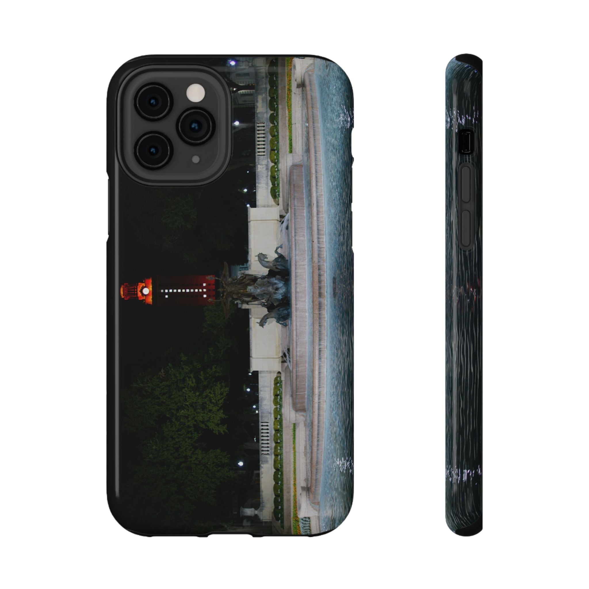 Phone Case - Littlefield Fountain, University of Texas - My Blu Horizon