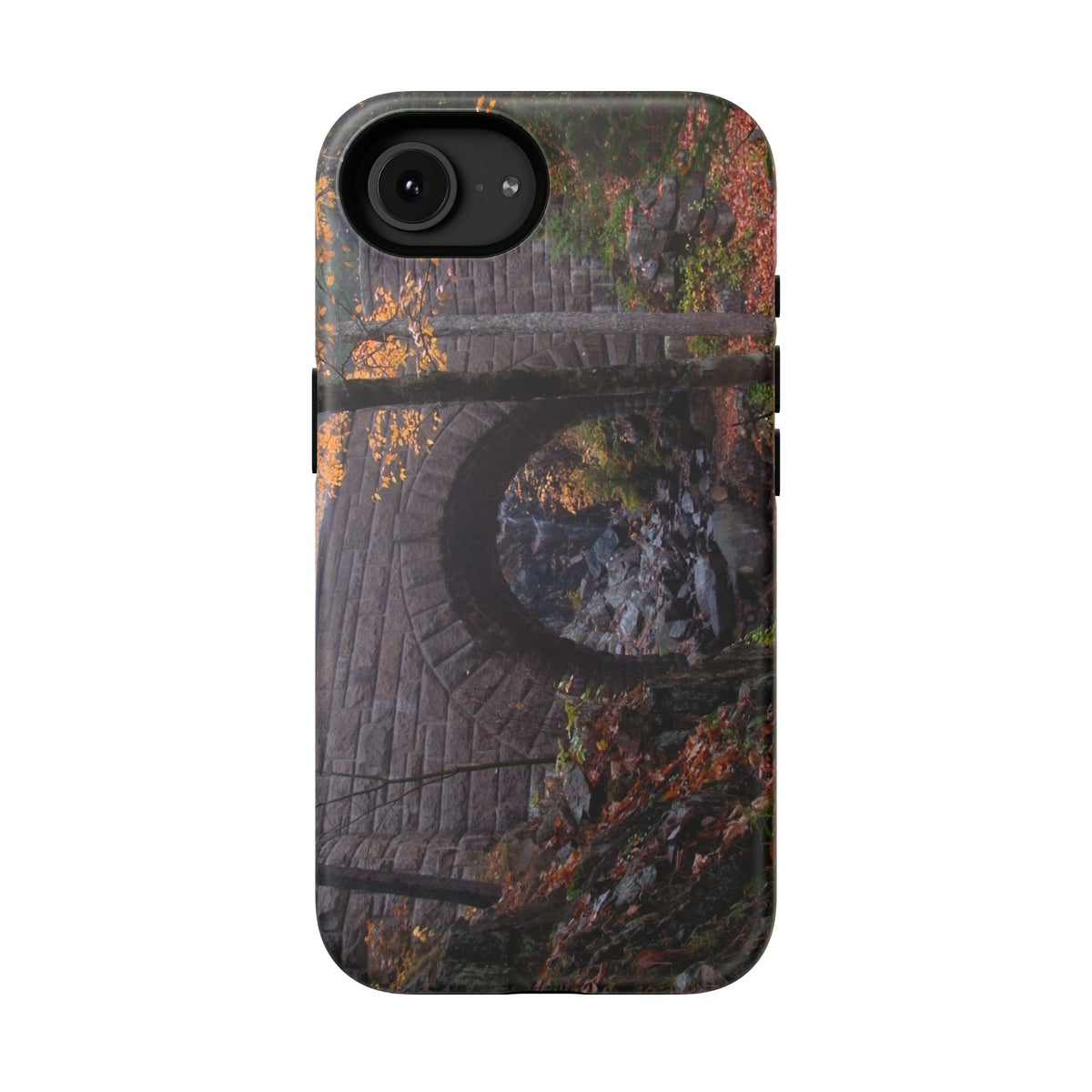 Phone Case  | Waterfall Bridge Fall | Acadia National Park | My Blu Horizon