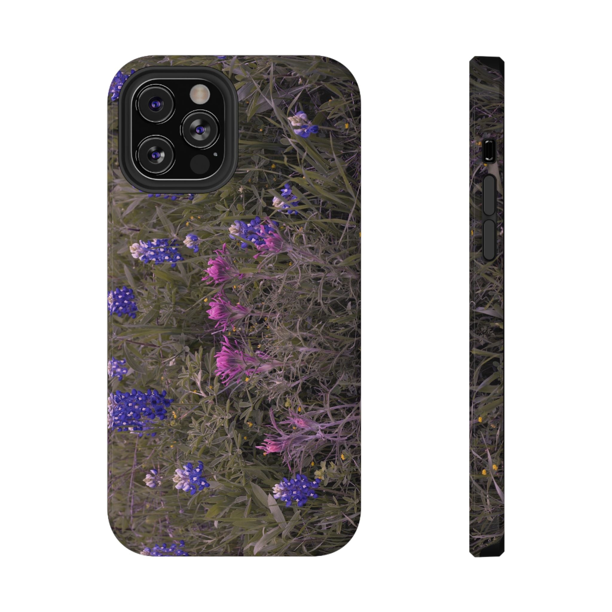 Phone Case - Texas Icons, Bluebonnets and Paintbrushes - My Blu Horizon