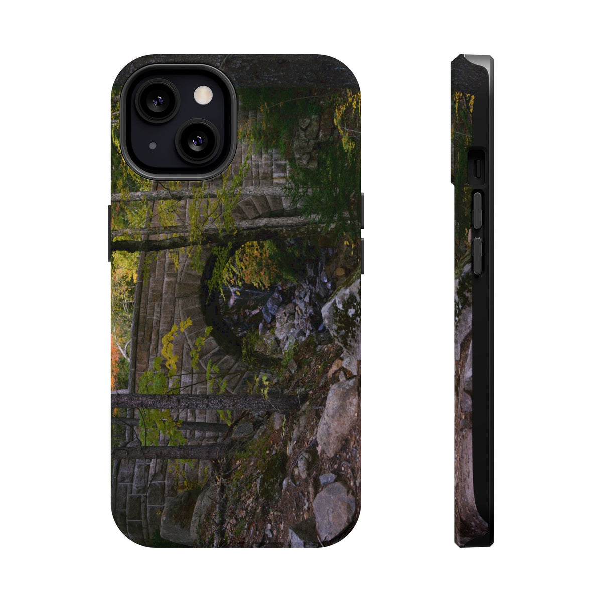 iPhone MagSafe Case | Waterfall Bridge Summer | Acadia National Park | My Blu Horizon