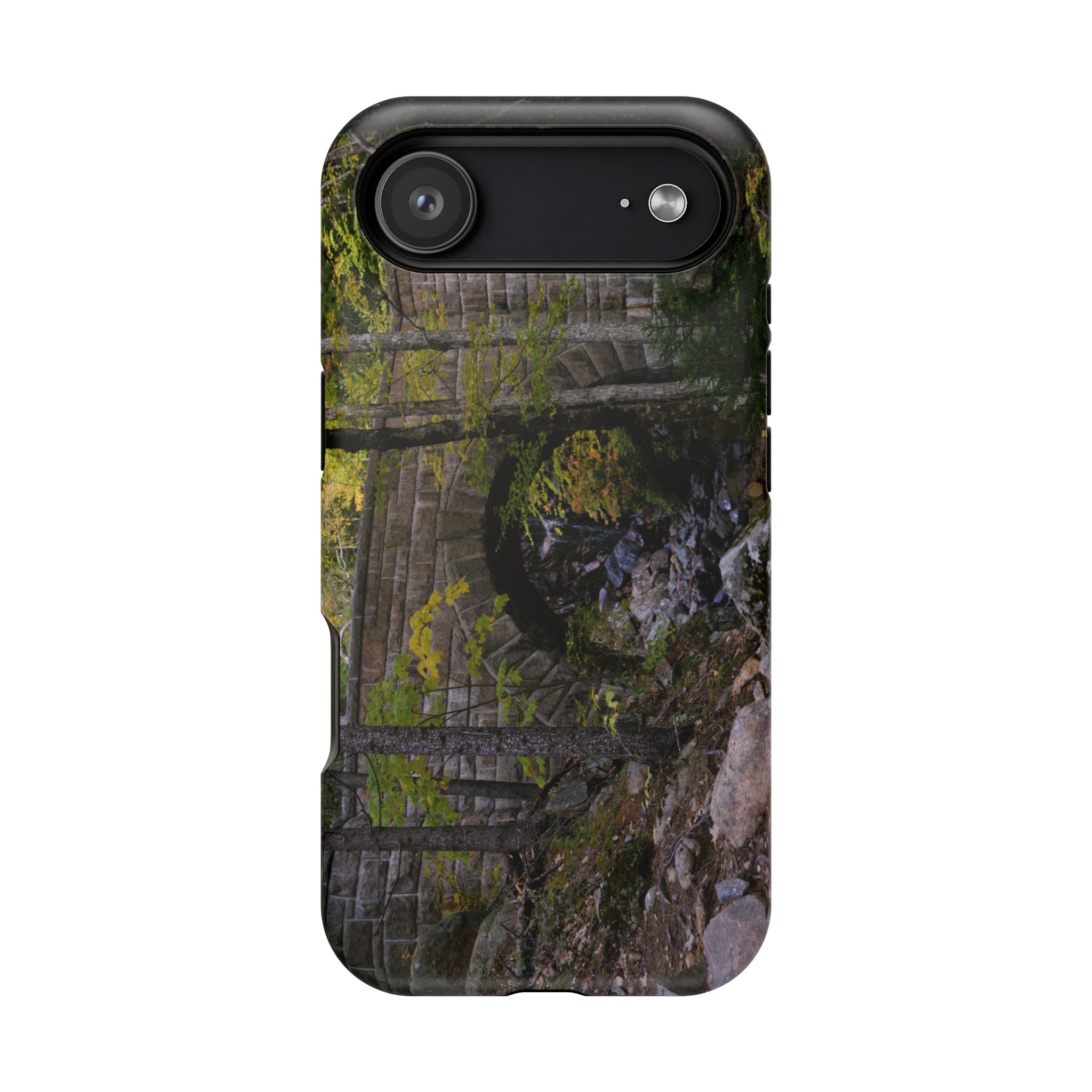 Phone Case | Waterfall Bridge Summer | Acadia National Park | My Blu Horizon