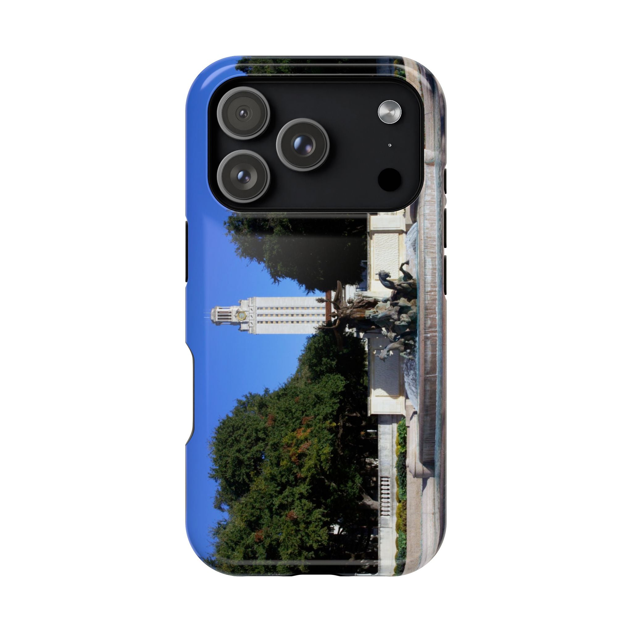 Iphone MagSafe Case - Littlefield Fountain, Texas Longhorns - My Blu Horizon