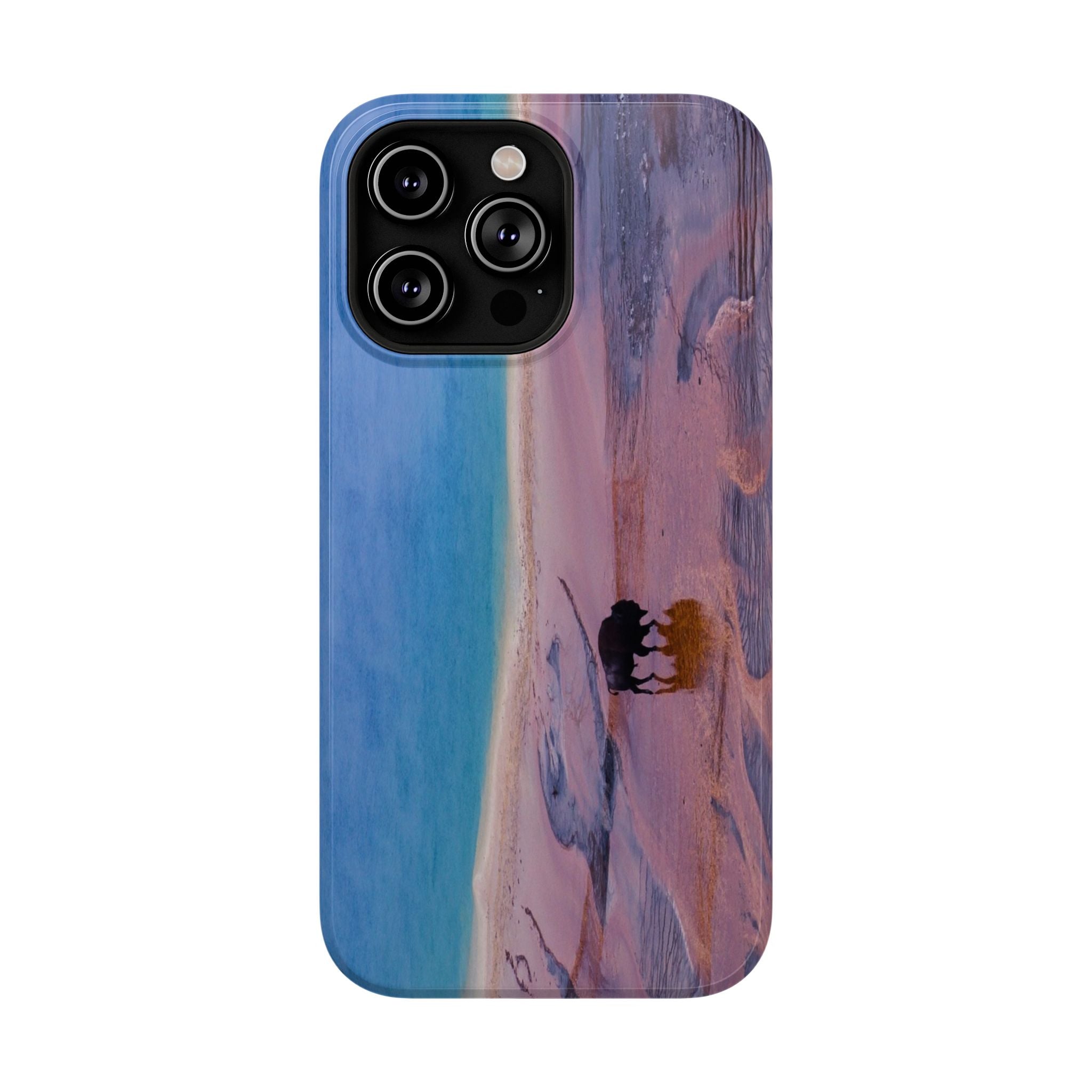 Phone Case - Bison and Grand Prismatic Spring, Yellowstone - My Blu Horizon