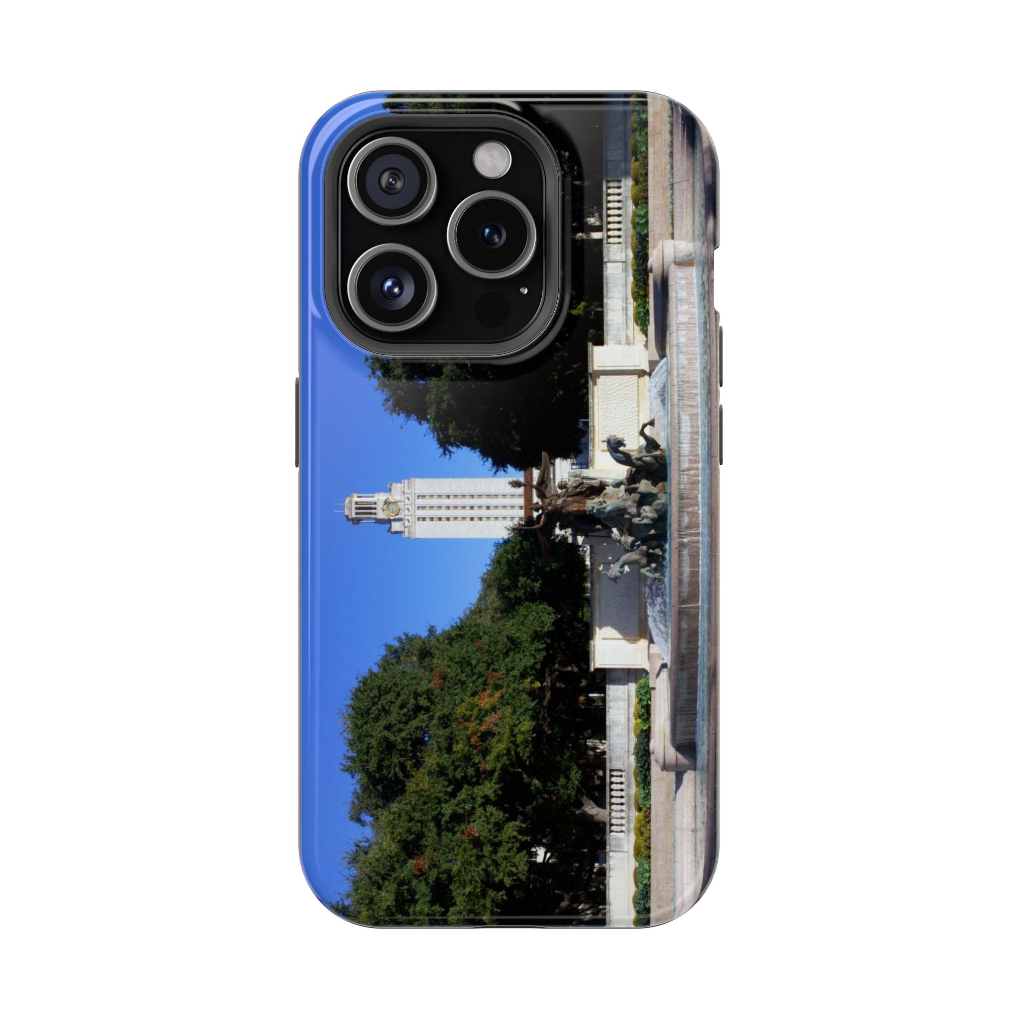 Iphone MagSafe Case - Littlefield Fountain, Texas Longhorns - My Blu Horizon