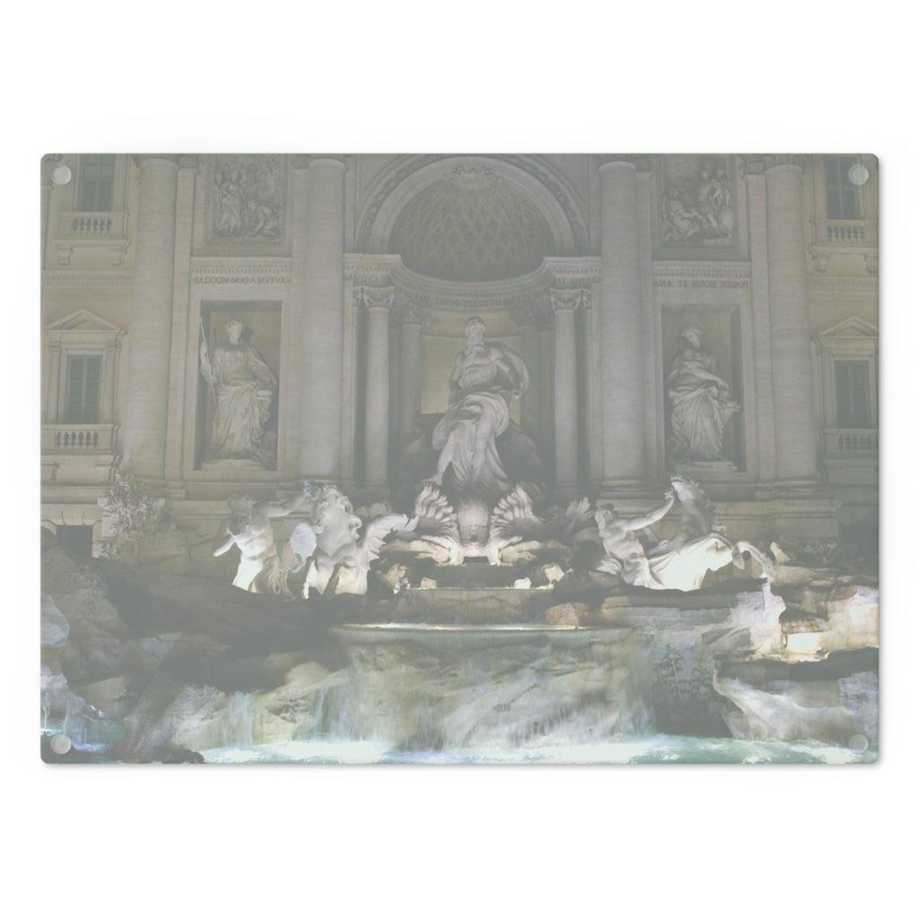 Tempered Glass Cutting Board - Fontana di Trevi, Rome, Italy - My Blu Horizon
