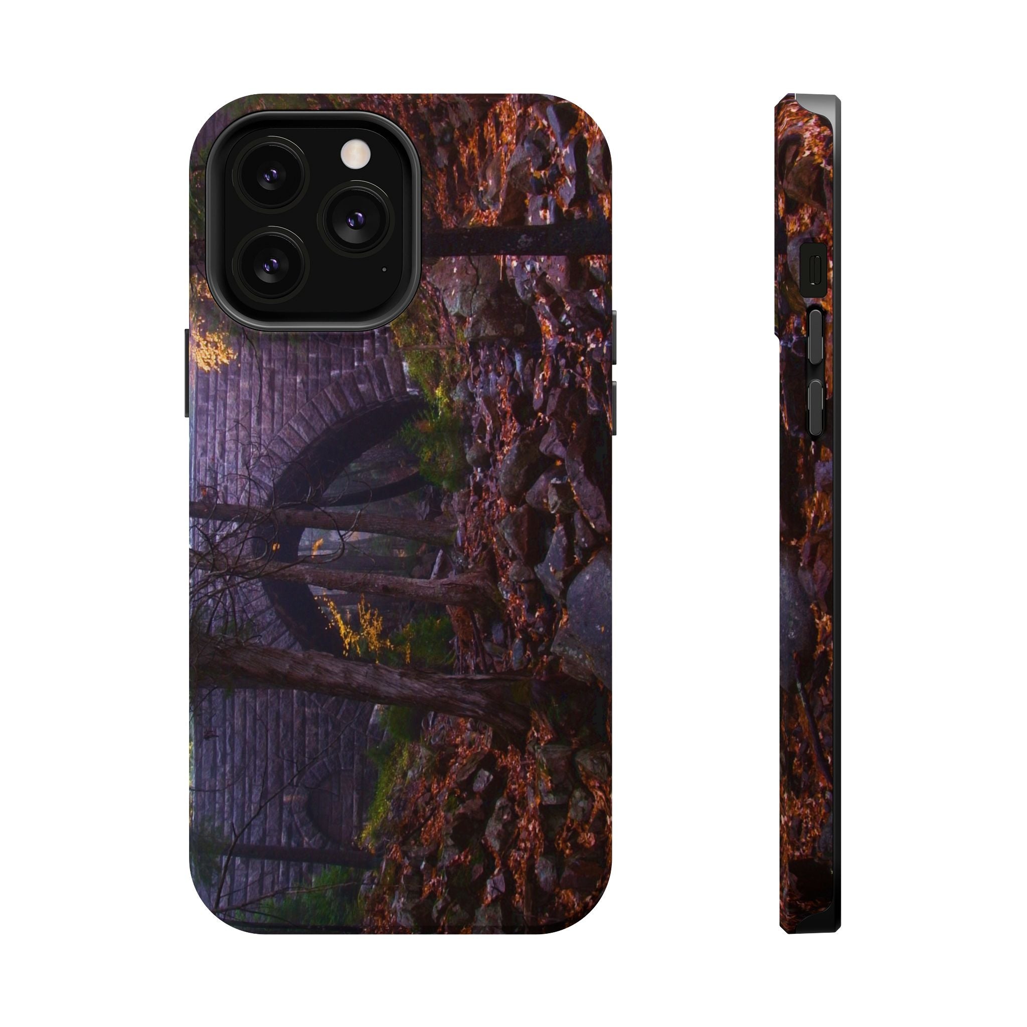 Iphone MagSafe Case - Hemlock Bridge Leaf Peeping, Acadia  - My Blu Horizon