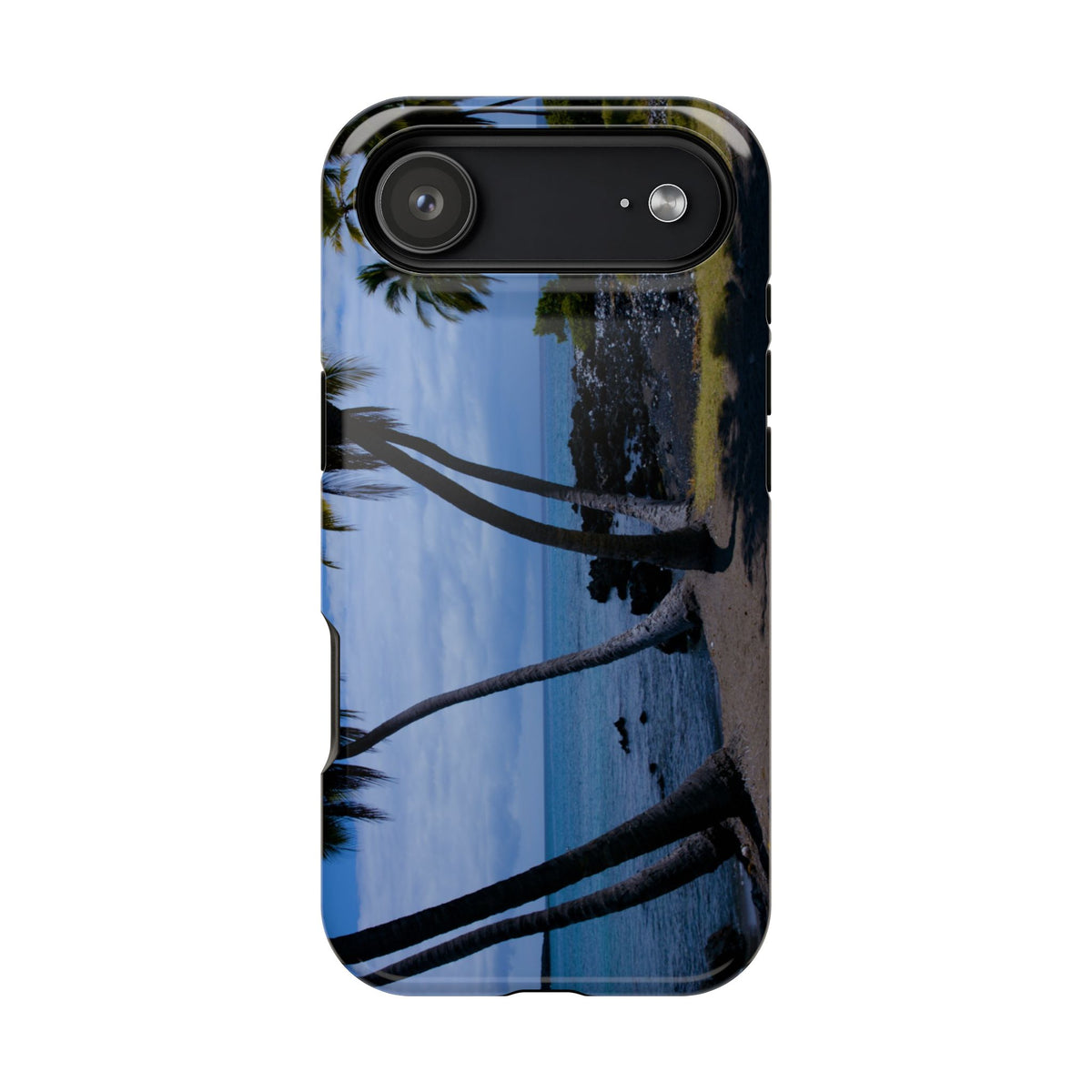 iPhone MagSafe Case | Big Island Surf, Sand and Palms | Hawaii | My Blu Horizon