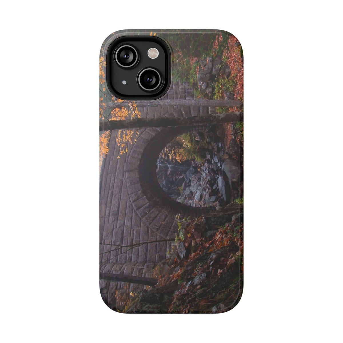 Phone Case  | Waterfall Bridge Fall | Acadia National Park | My Blu Horizon