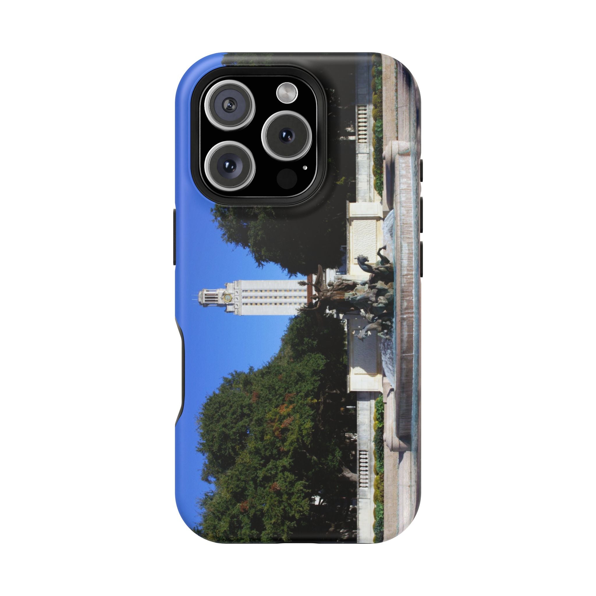 Iphone MagSafe Case - Littlefield Fountain, Texas Longhorns - My Blu Horizon