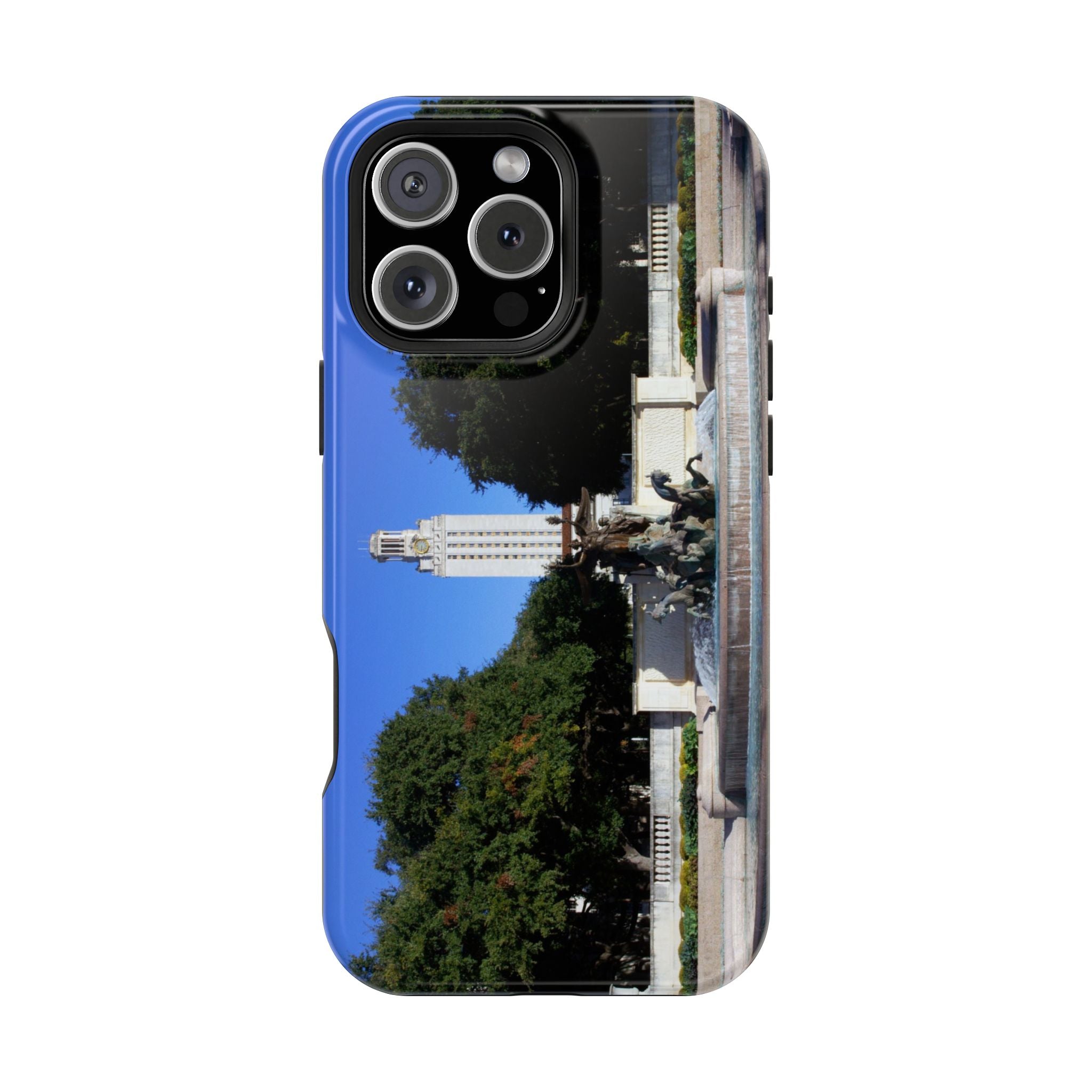 Iphone MagSafe Case - Littlefield Fountain, Texas Longhorns - My Blu Horizon
