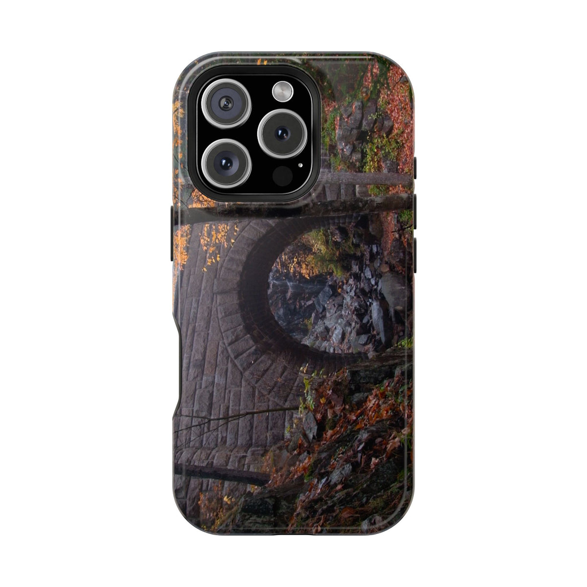 Phone Case  | Waterfall Bridge Fall | Acadia National Park | My Blu Horizon