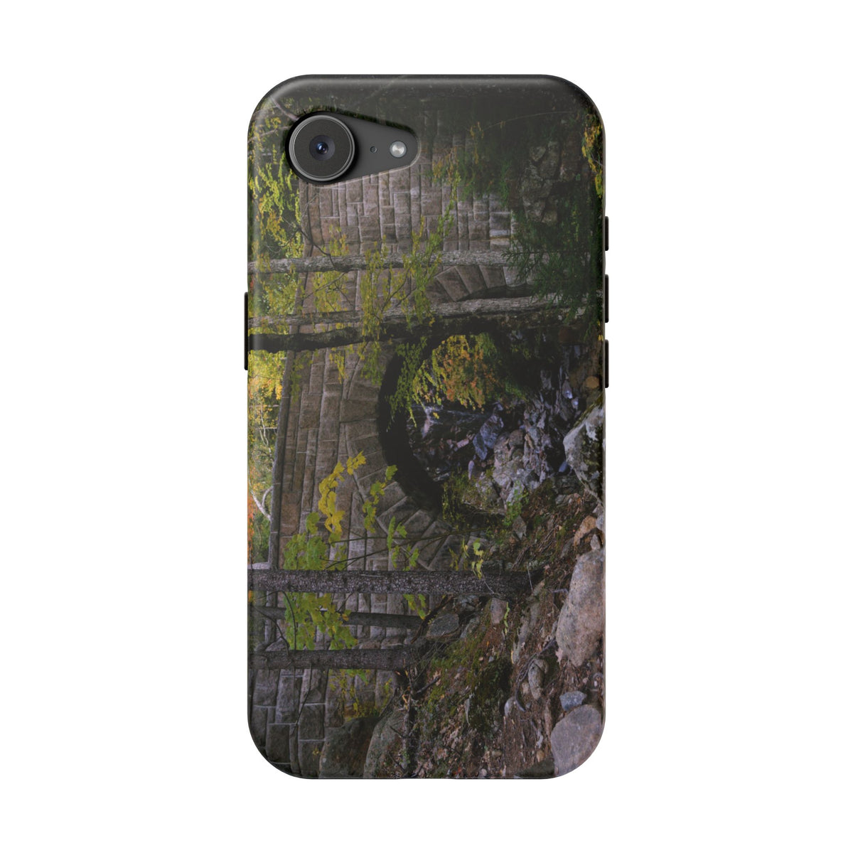 Phone Case | Waterfall Bridge Summer | Acadia National Park | My Blu Horizon
