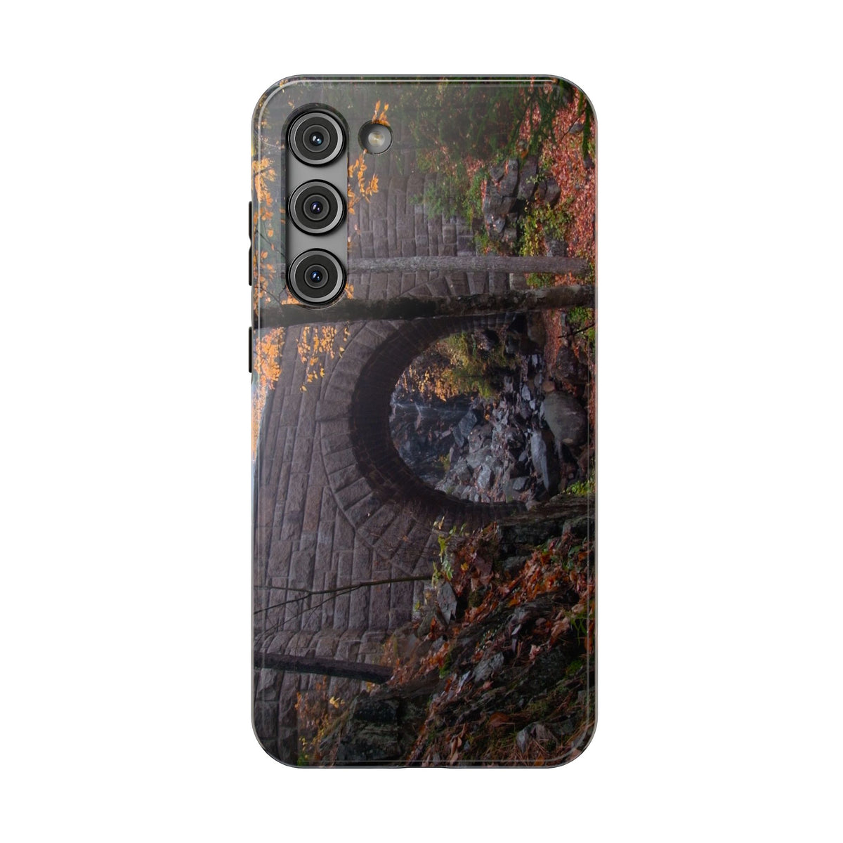Phone Case  | Waterfall Bridge Fall | Acadia National Park | My Blu Horizon