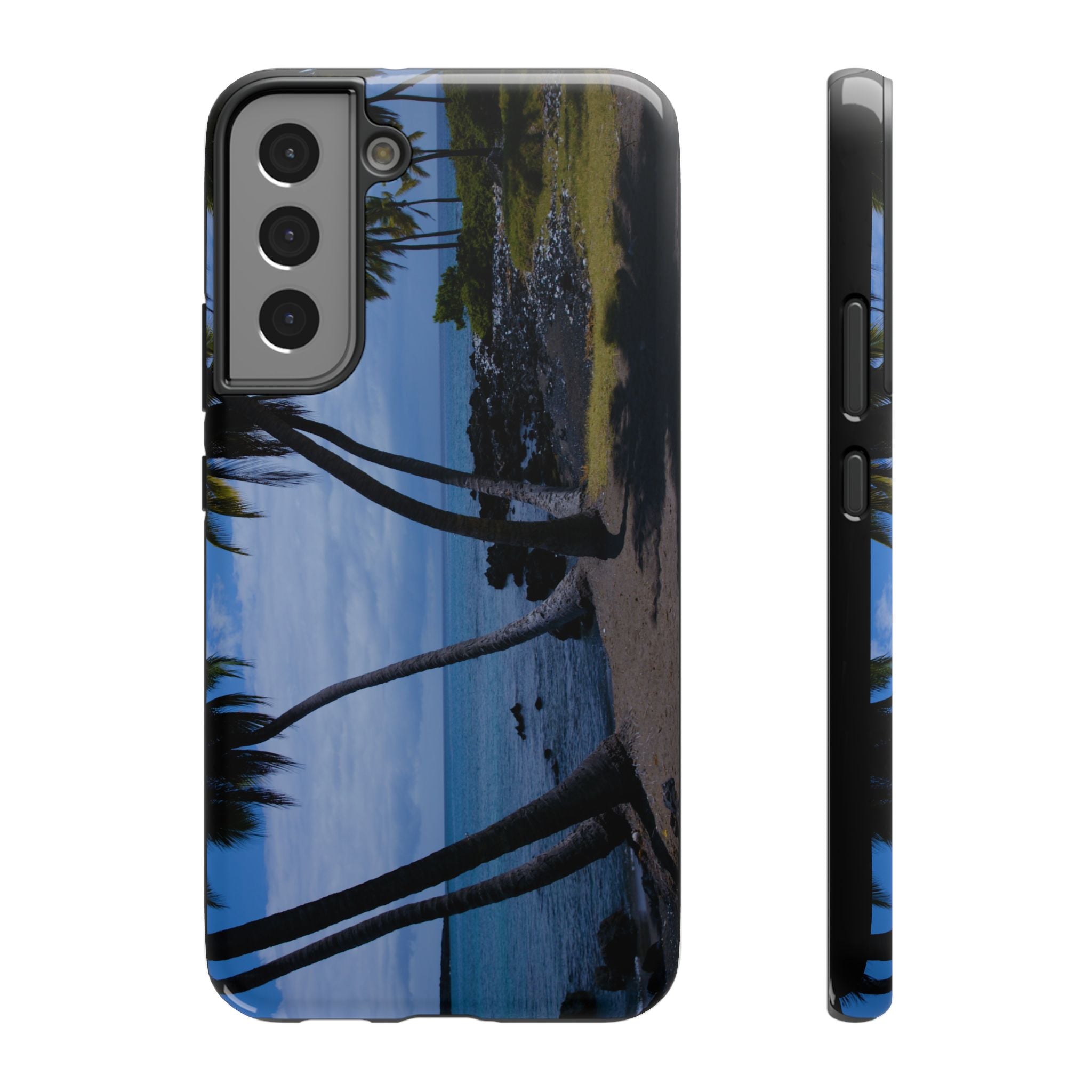Phone Case - Hawaiian Beach and Palm Trees - My Blu Horizon