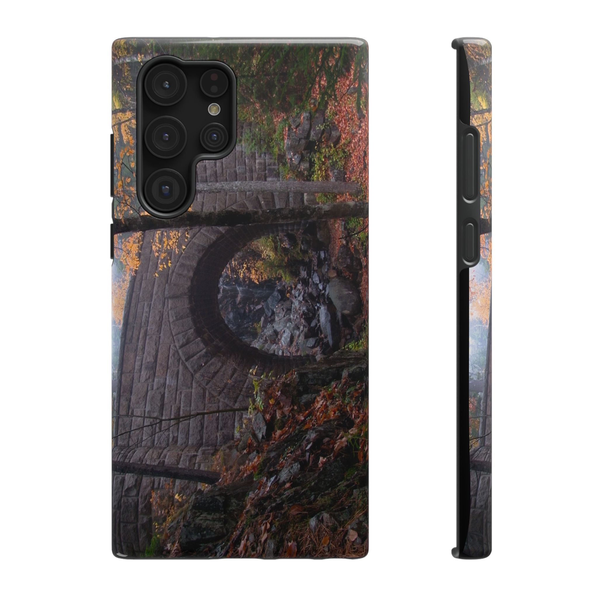 Phone Case - Waterfall Bridge, Acadia - My Blu Horizon