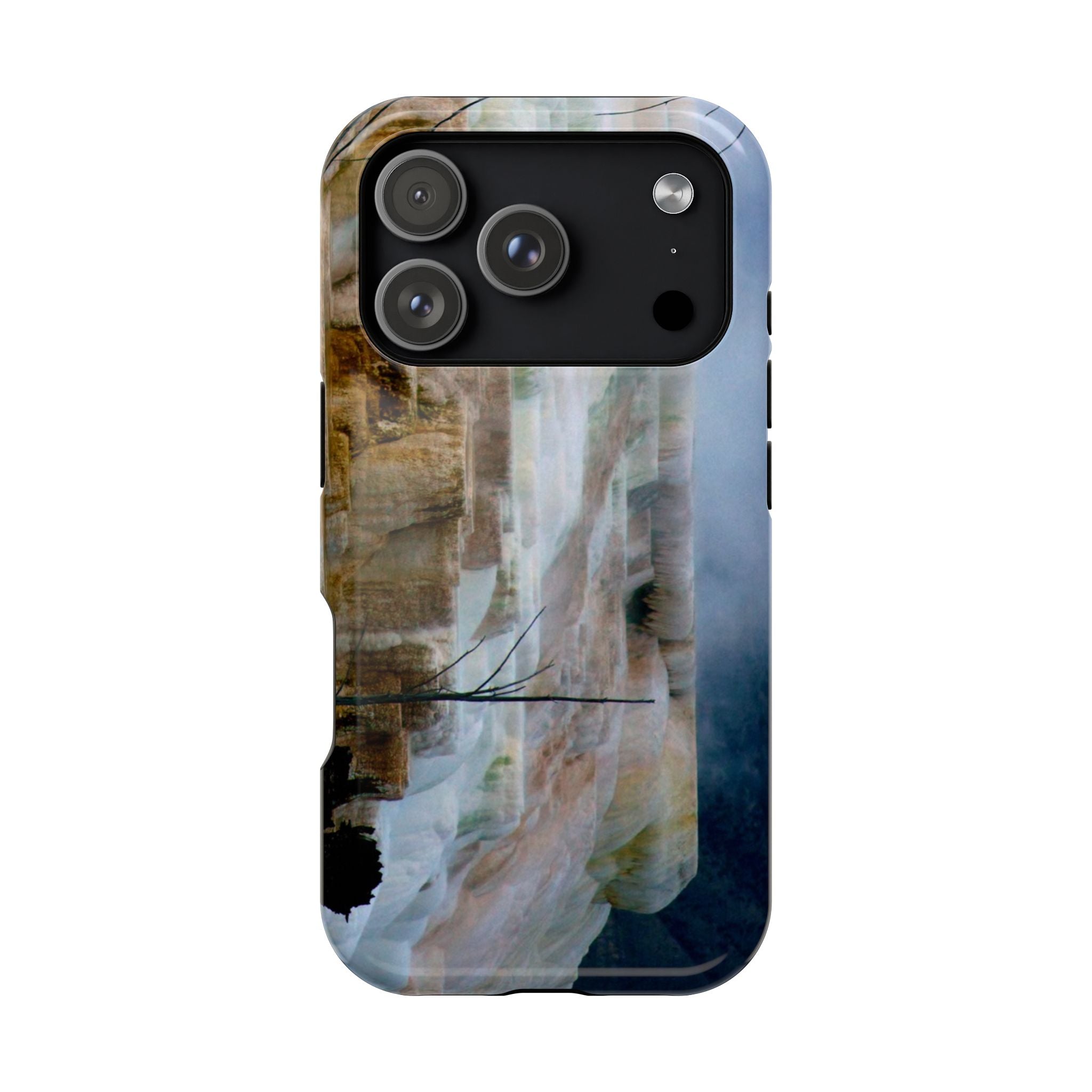 Phone Case - Mammoth Hot Springs Yellowstone - My Blu Horizon