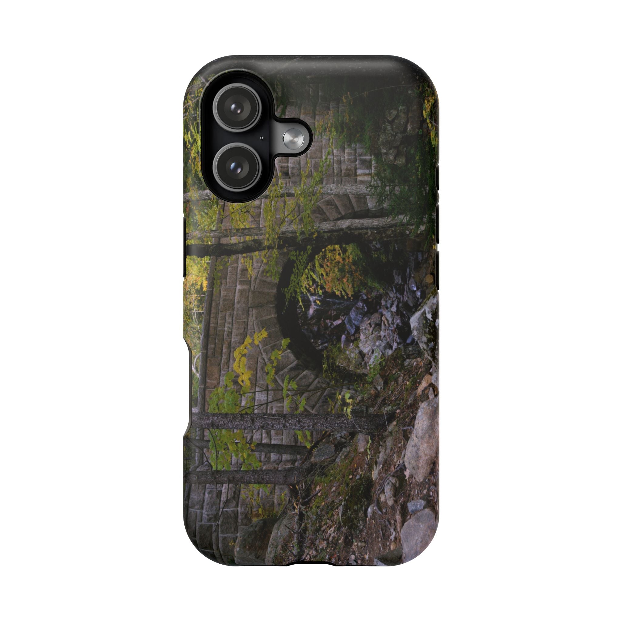 Phone Case | Waterfall Bridge Summer | Acadia National Park | My Blu Horizon