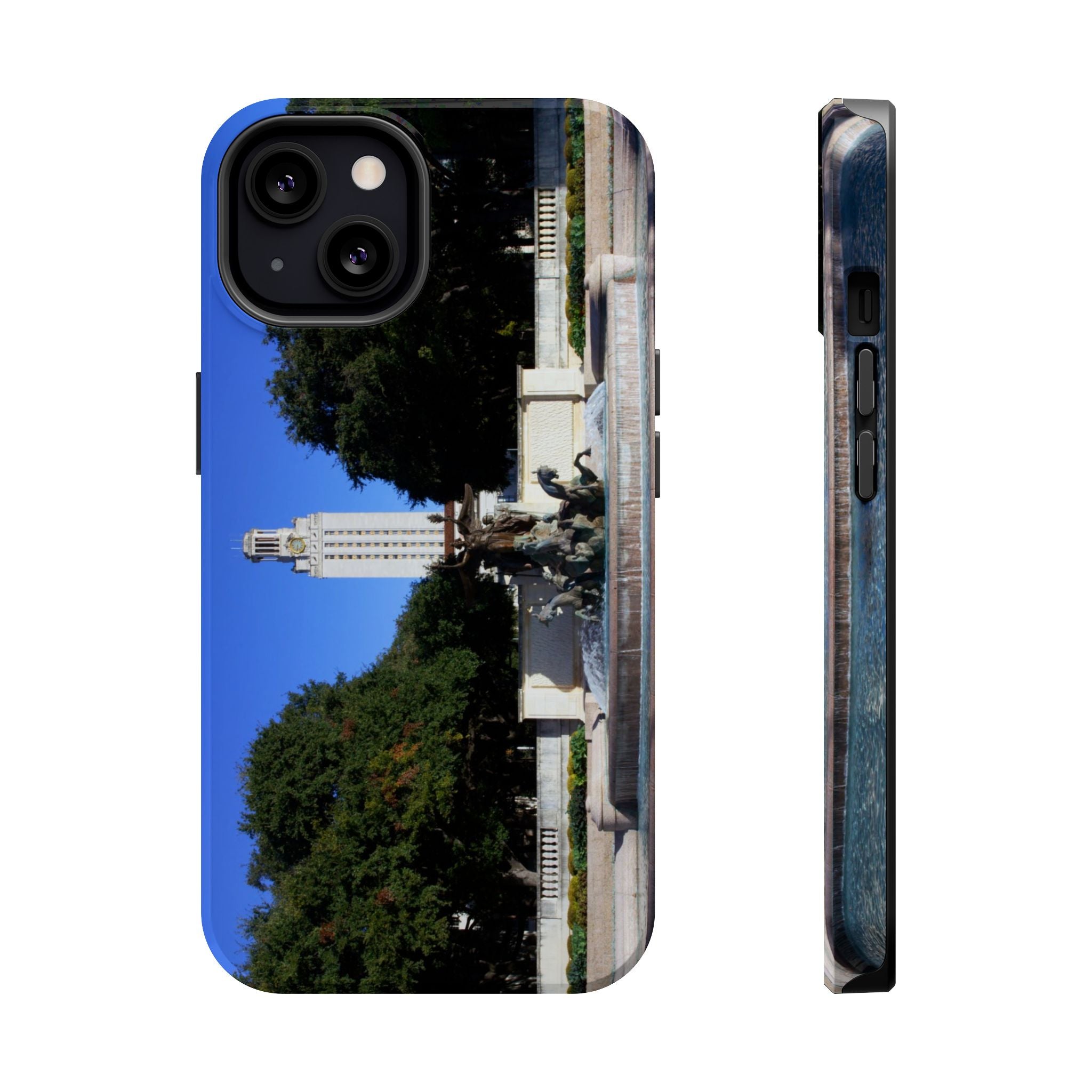 Iphone MagSafe Case - Littlefield Fountain, Texas Longhorns - My Blu Horizon