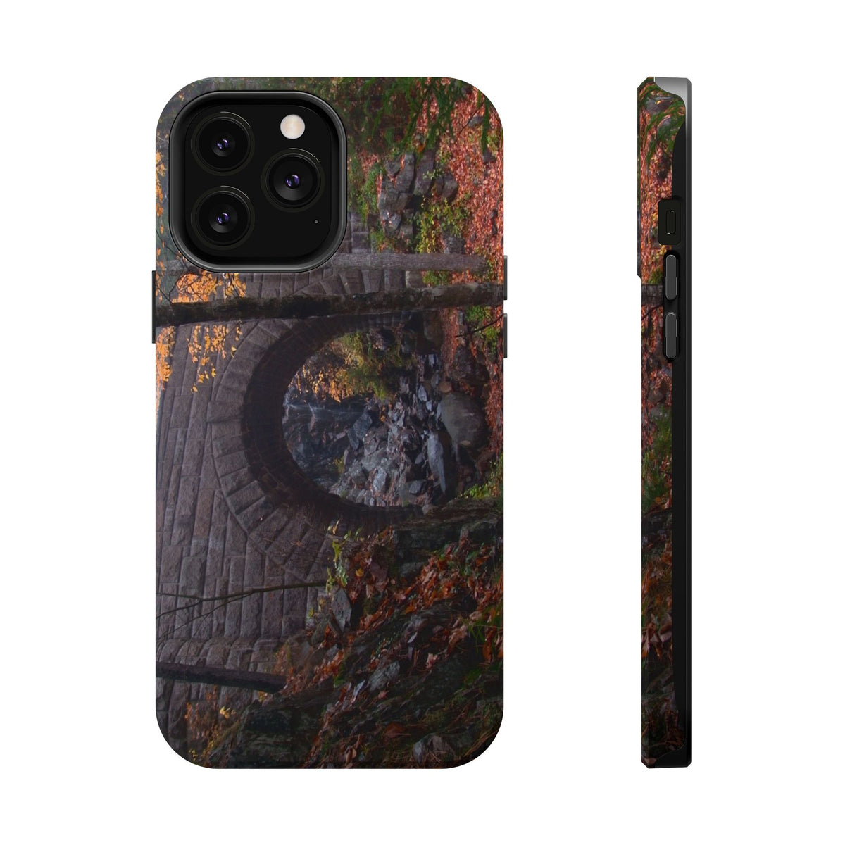 iPhone MagSafe Case | Waterfall Bridge Fall | Acadia National Park | My Blu Horizon