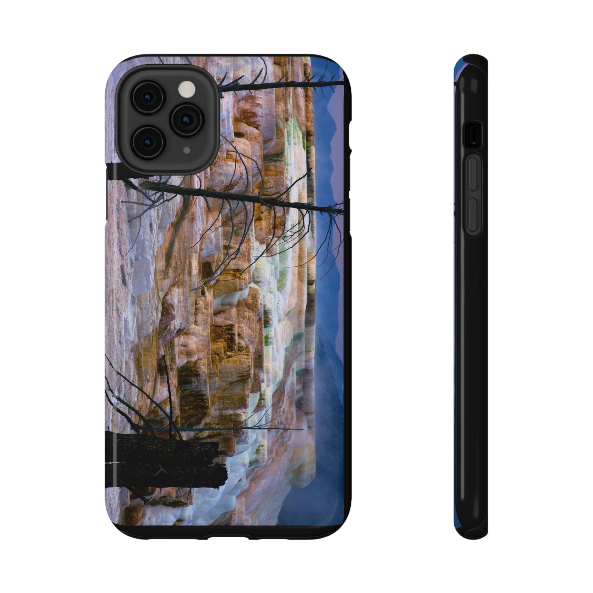 Phone Case - Mammoth Hot Springs Yellowstone - My Blu Horizon