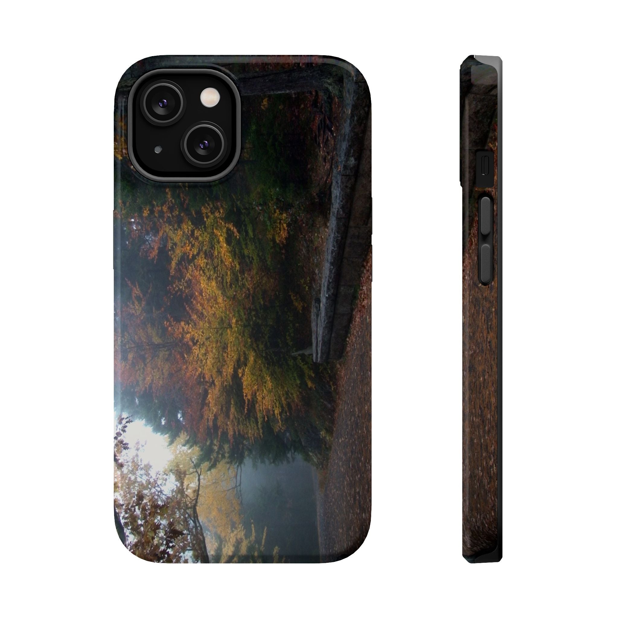 iPhone MagSafe Case | Waterfall Bridge Carriage Road | Acadia National Park | My Blu Horizon