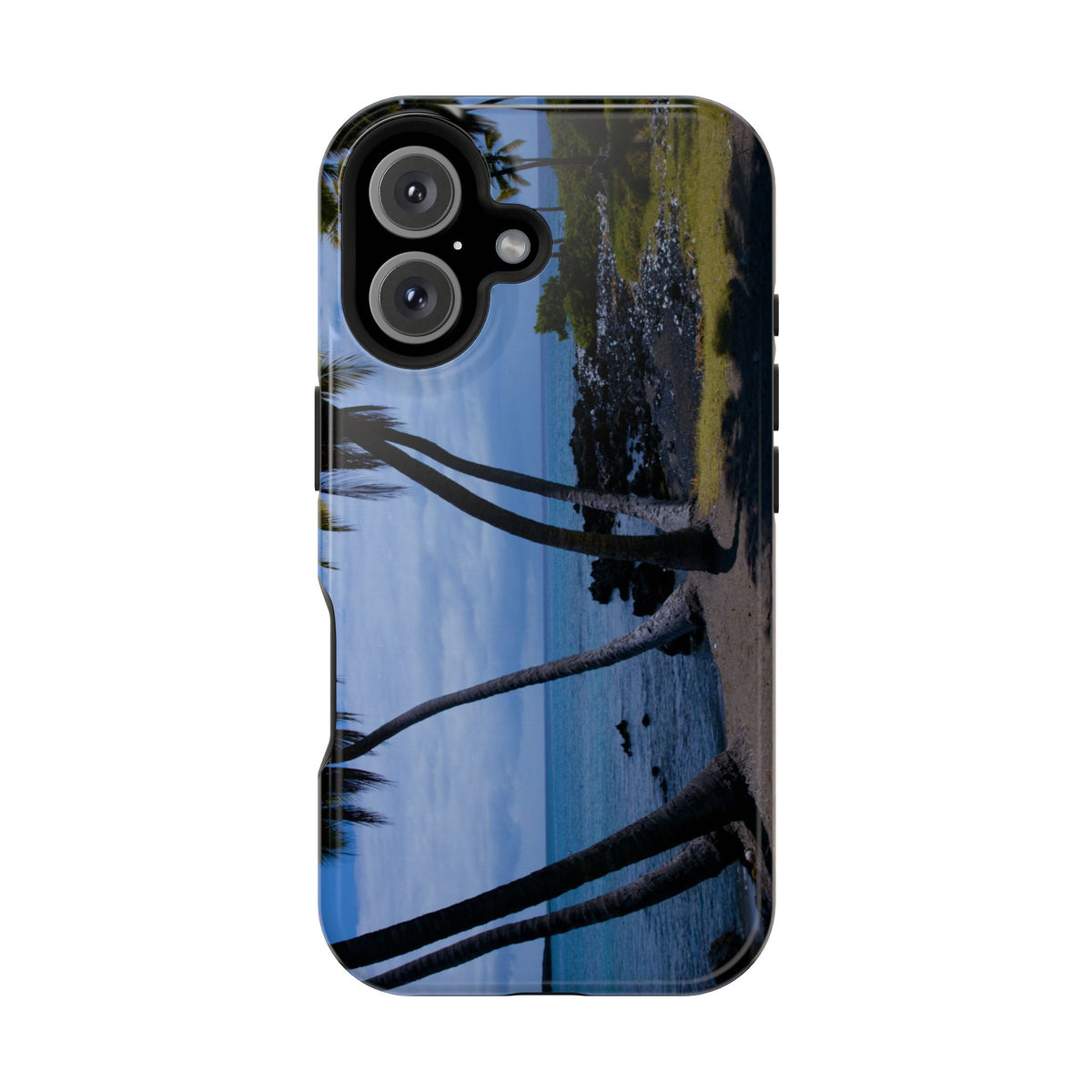 iPhone MagSafe Case | Big Island Surf, Sand and Palms | Hawaii | My Blu Horizon