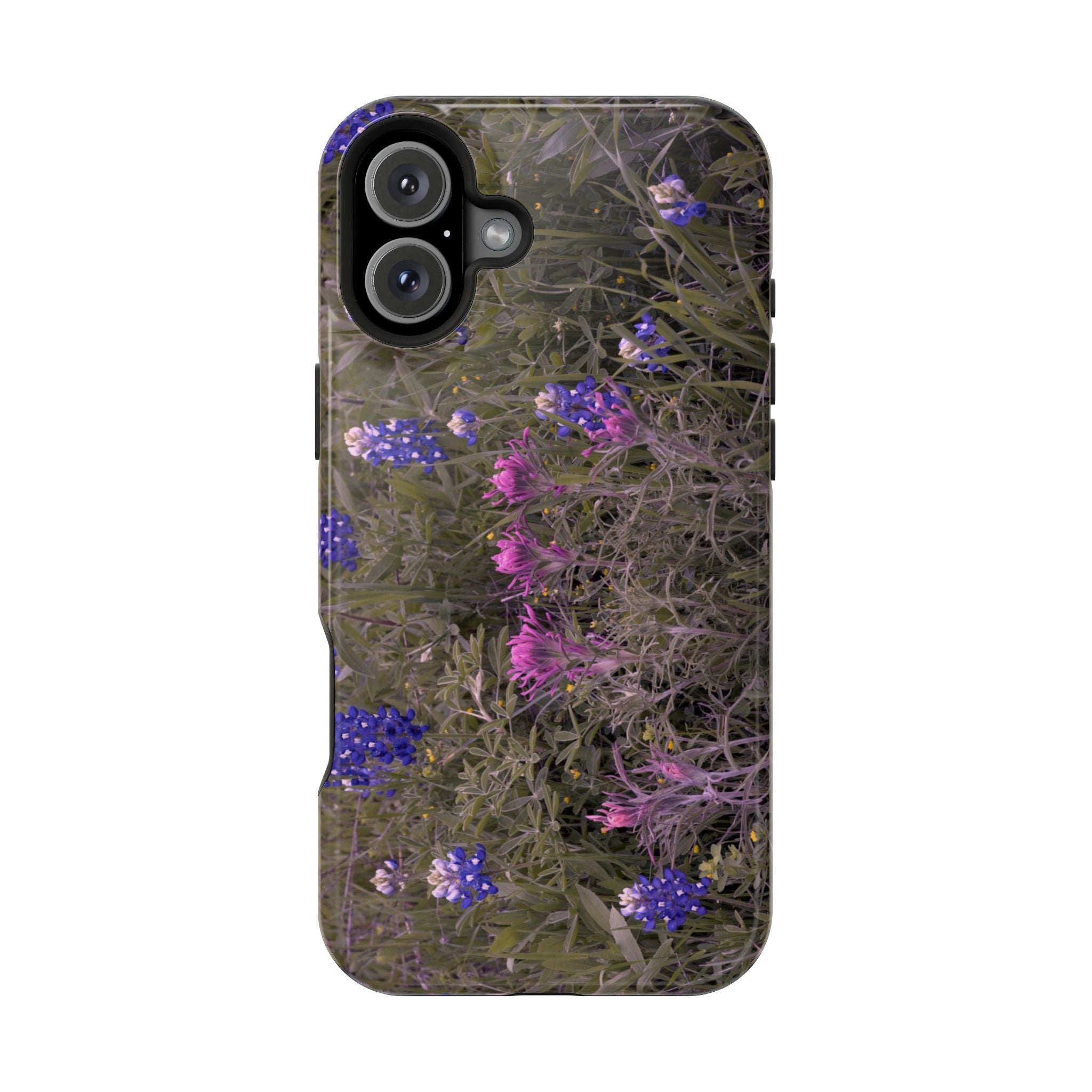 Phone Case - Texas Icons, Bluebonnets and Paintbrushes - My Blu Horizon